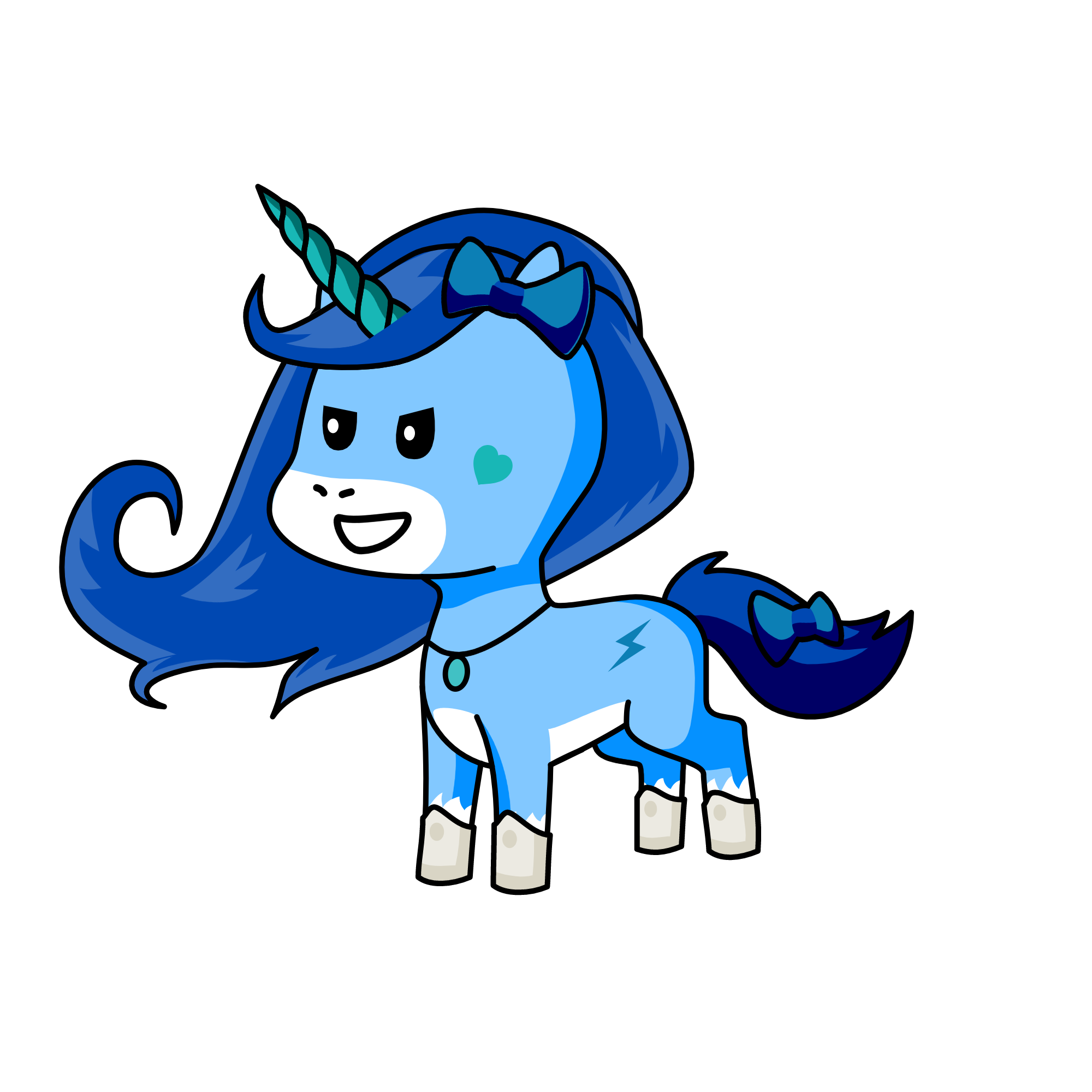 Midnight, the unicorn