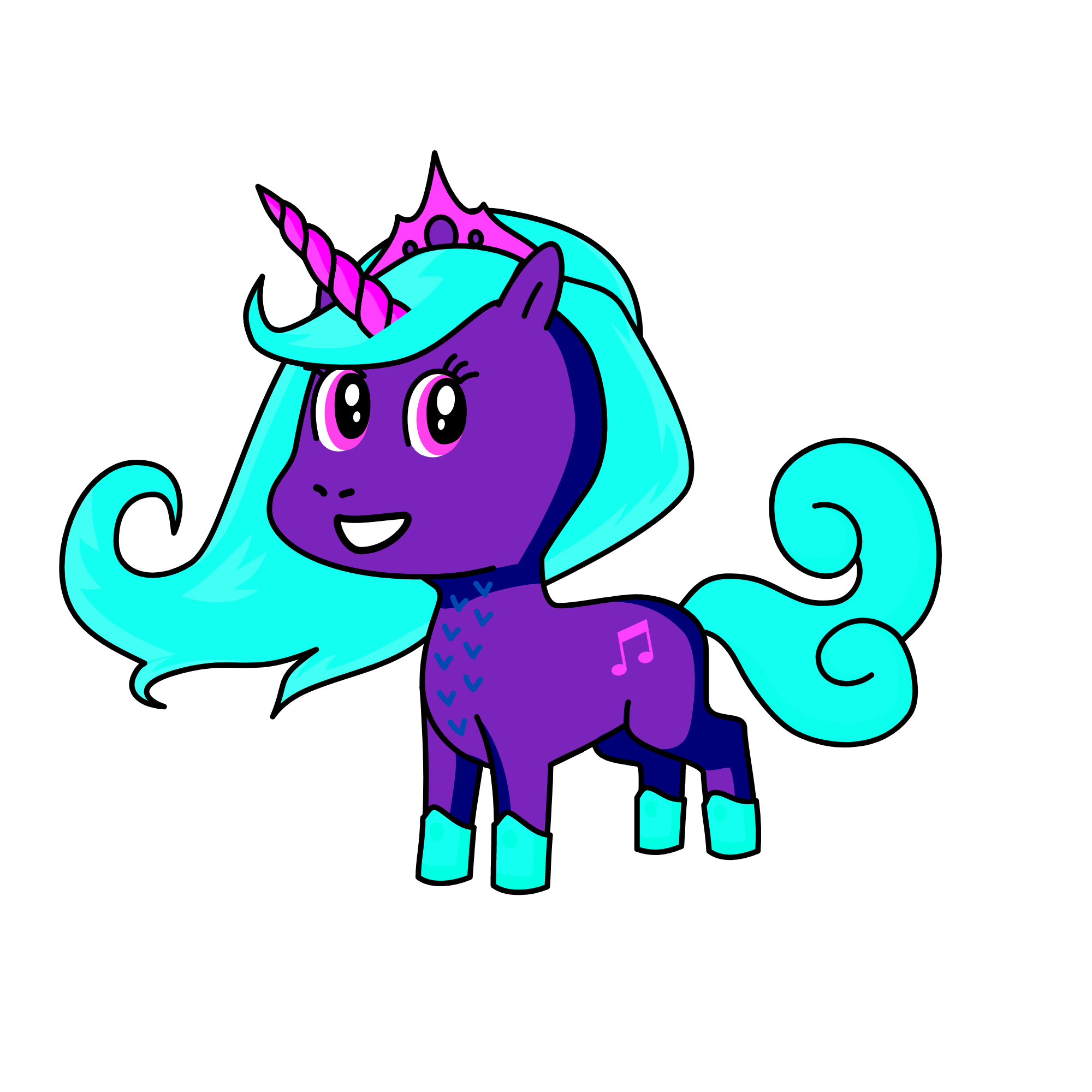melody, the unicorn