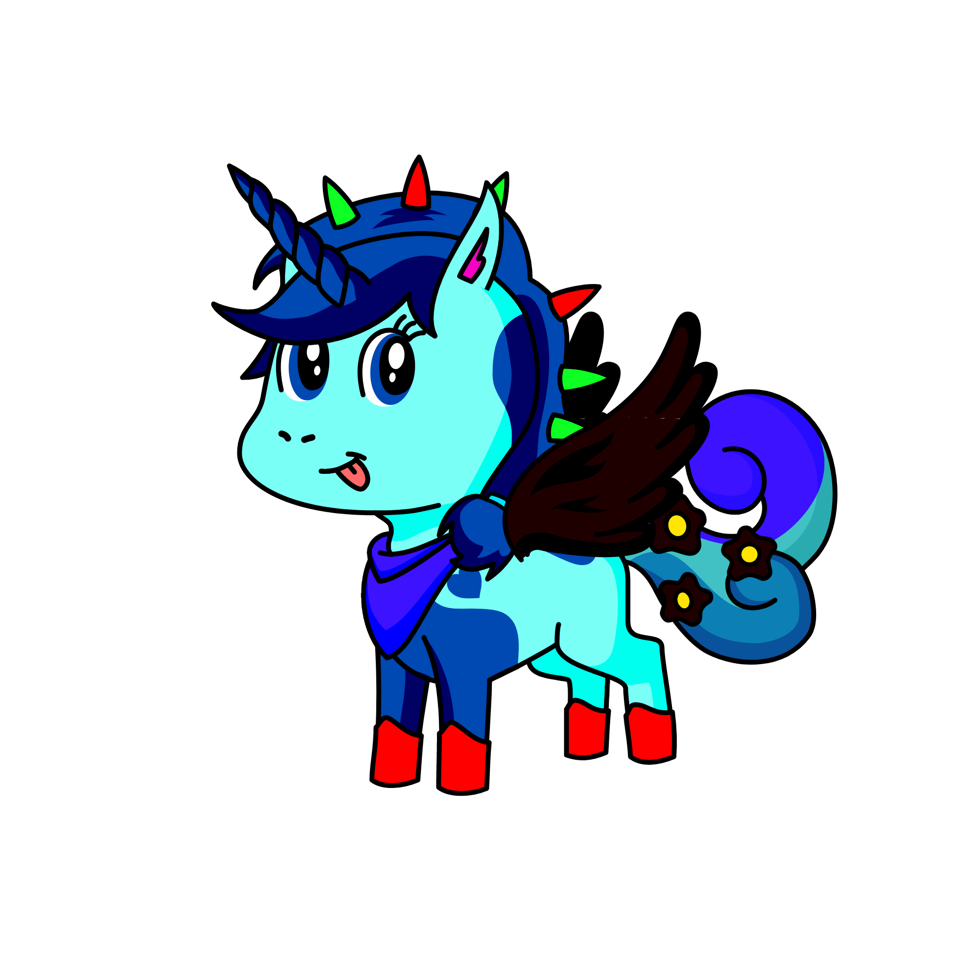 Slima, the unicorn
