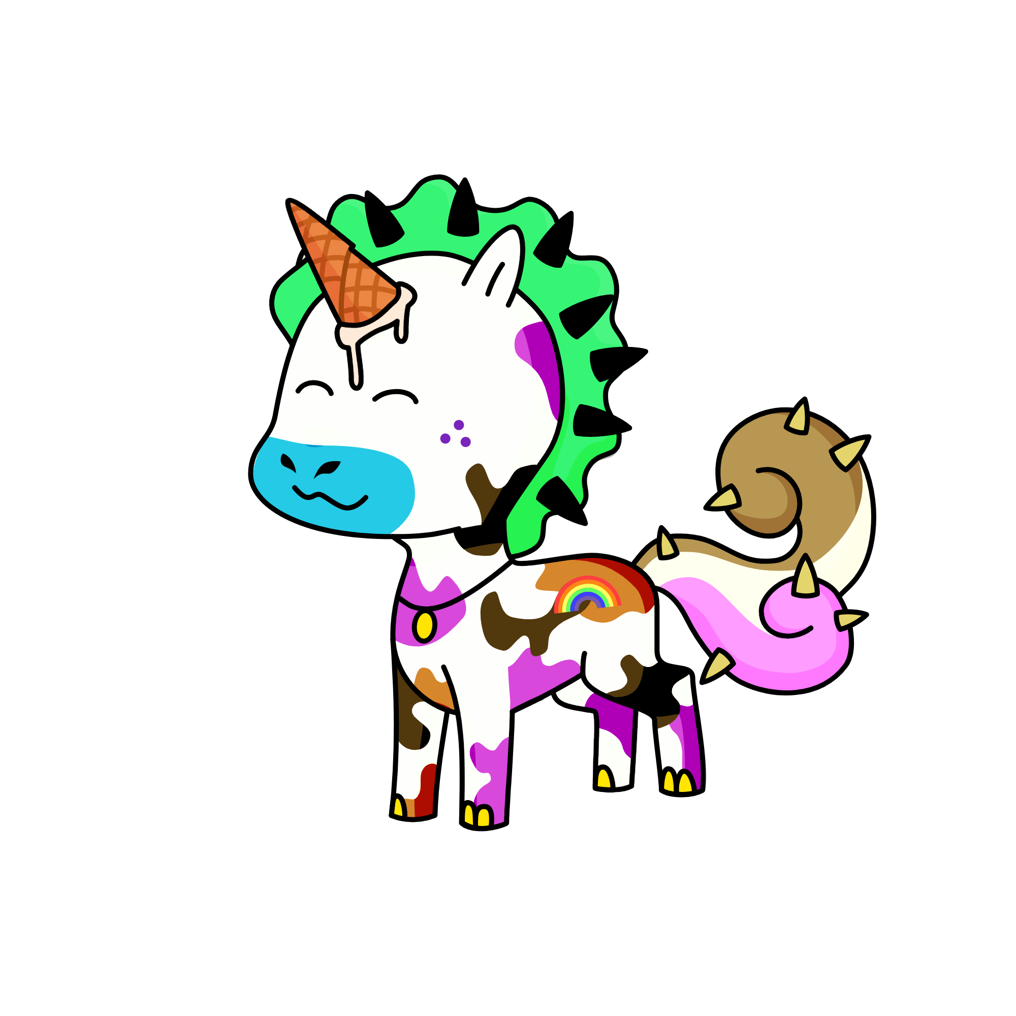 Sundae, the unicorn