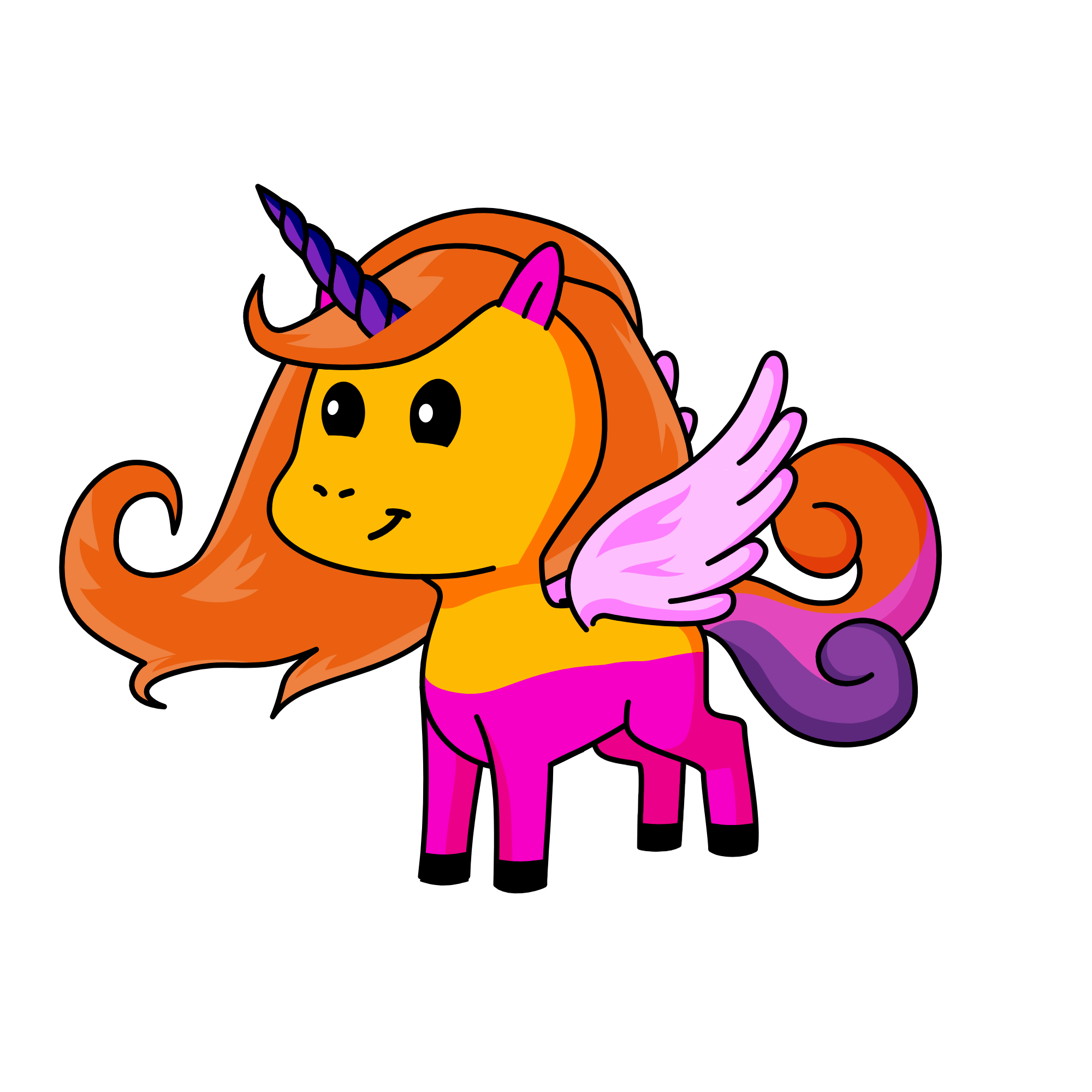 Sky, the unicorn