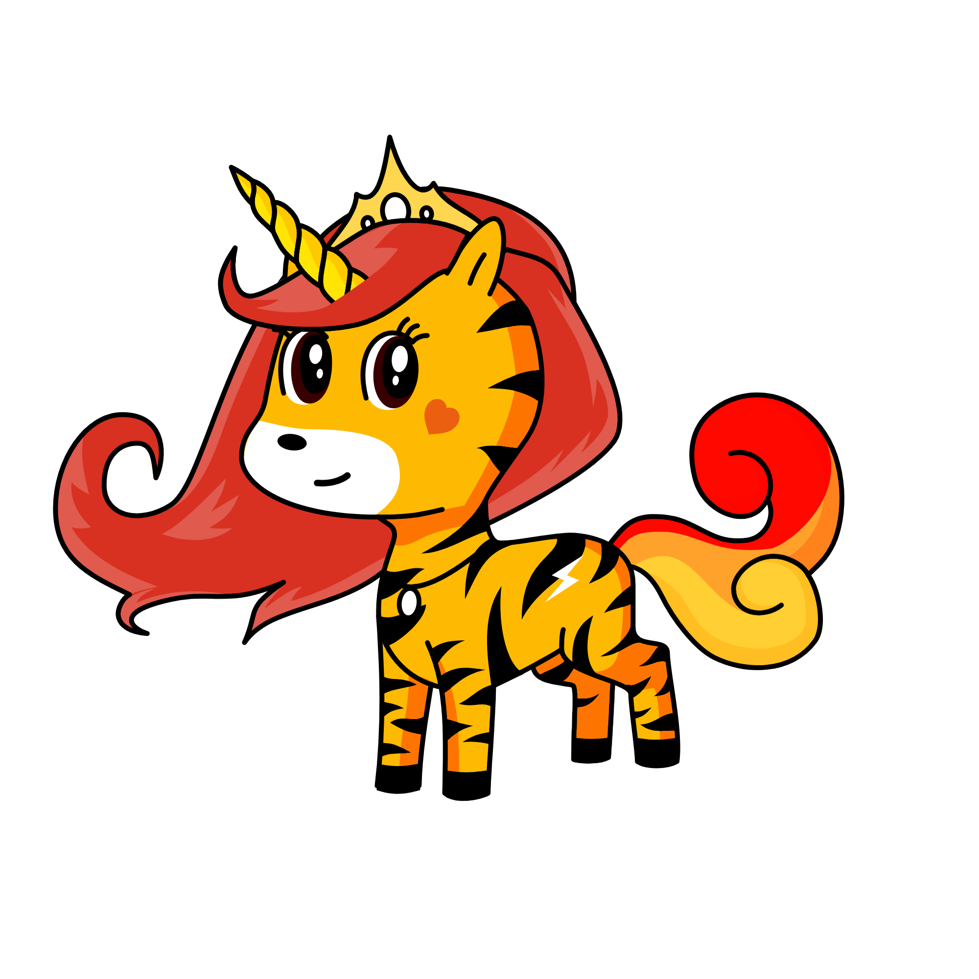 Princess sunset, the unicorn