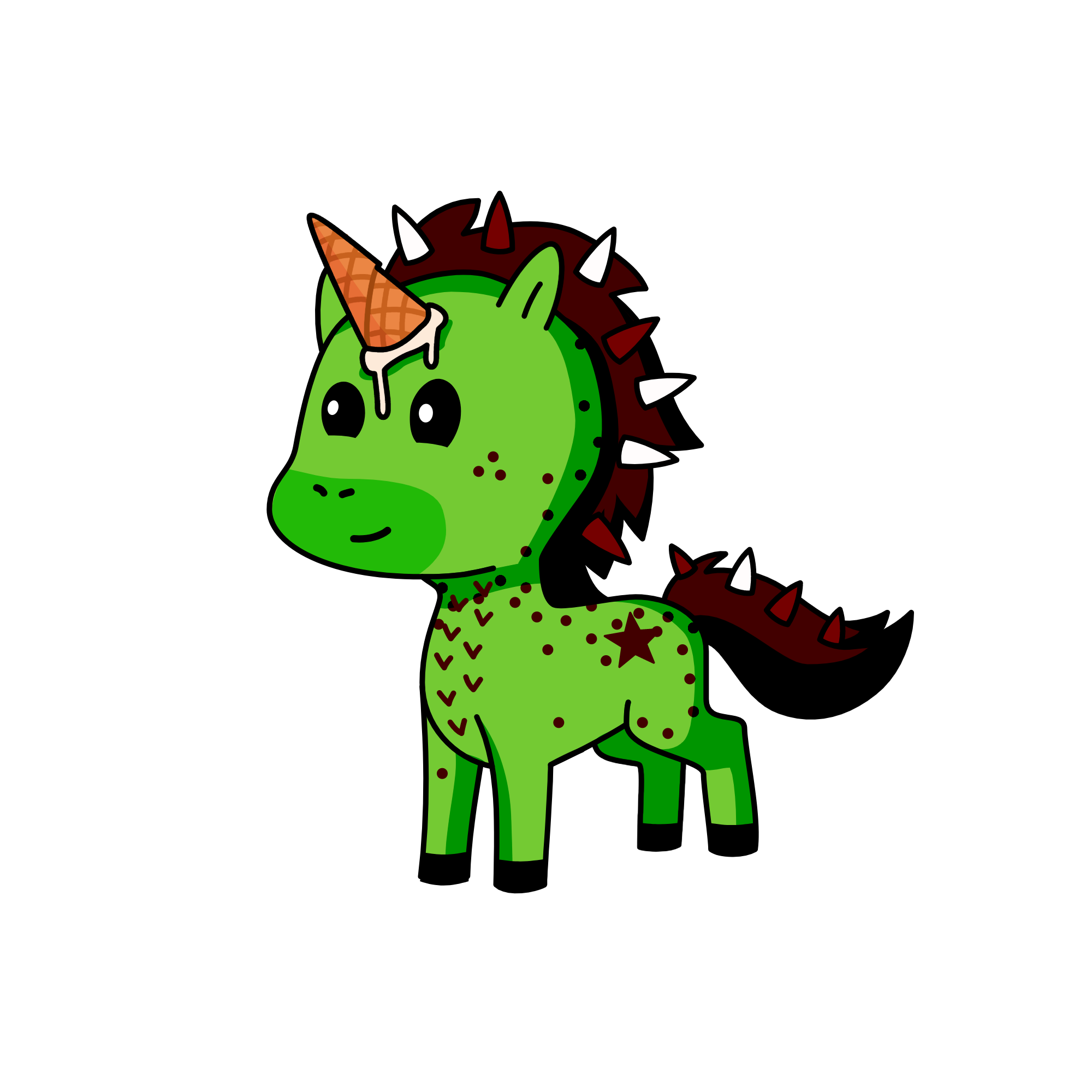 Mintacrem, the unicorn