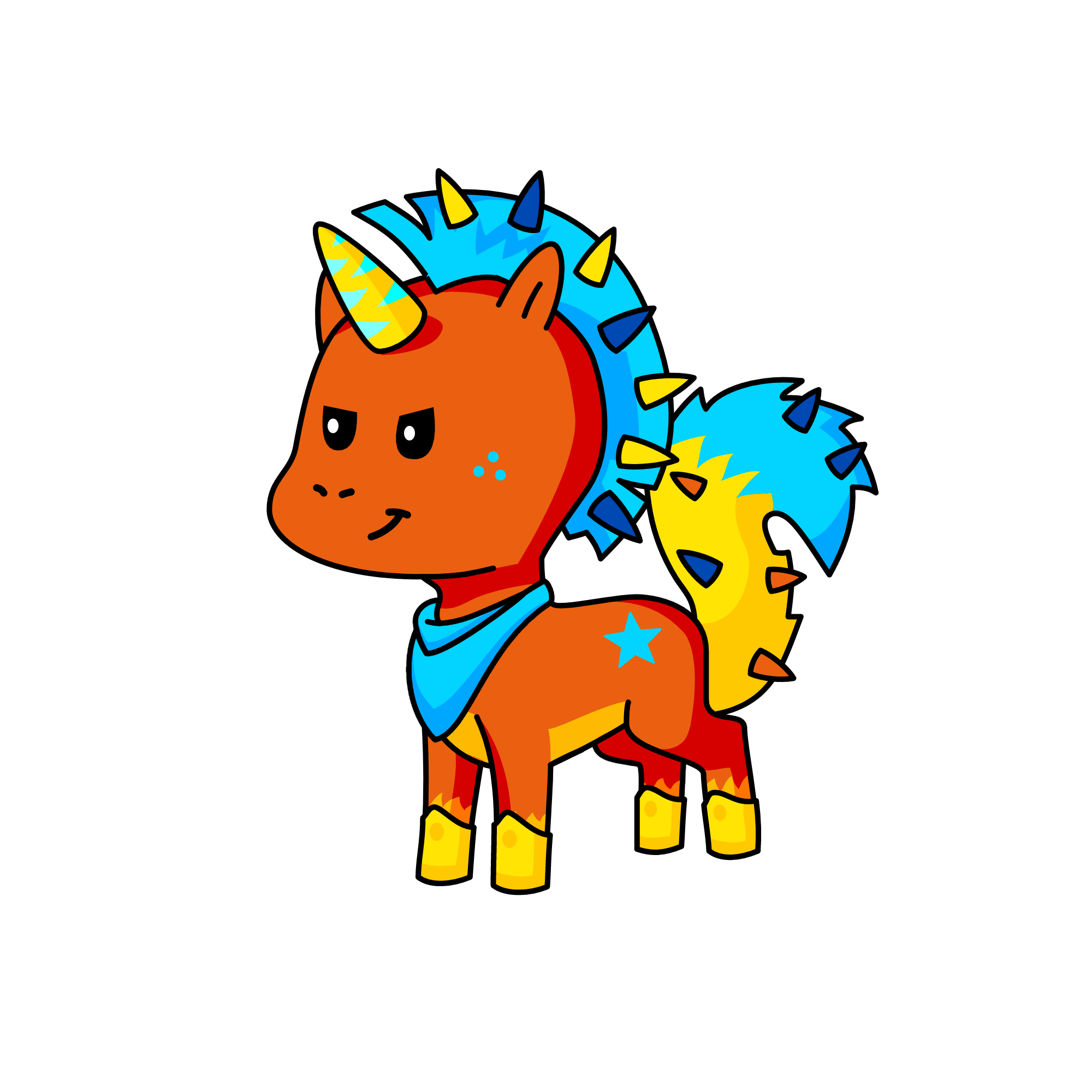 Rockicorn, the unicorn
