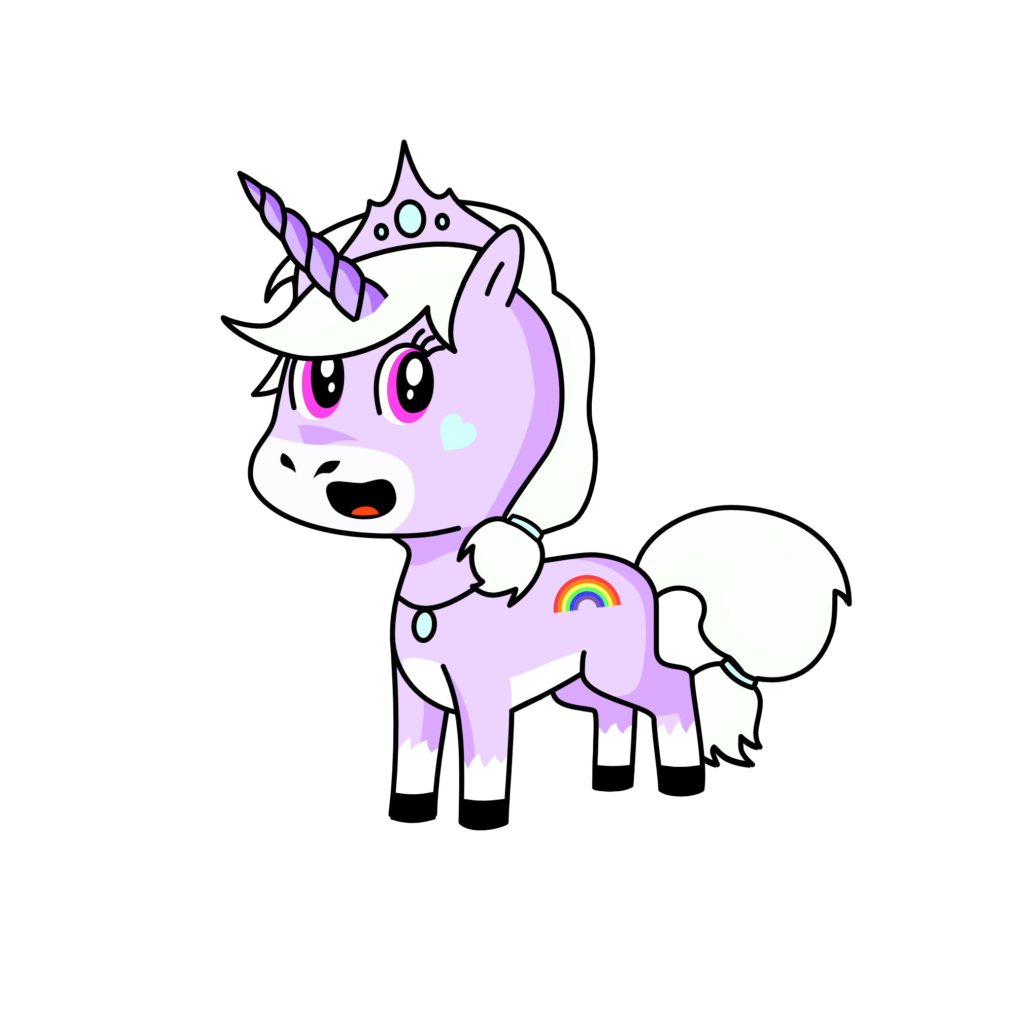 snow white, the unicorn