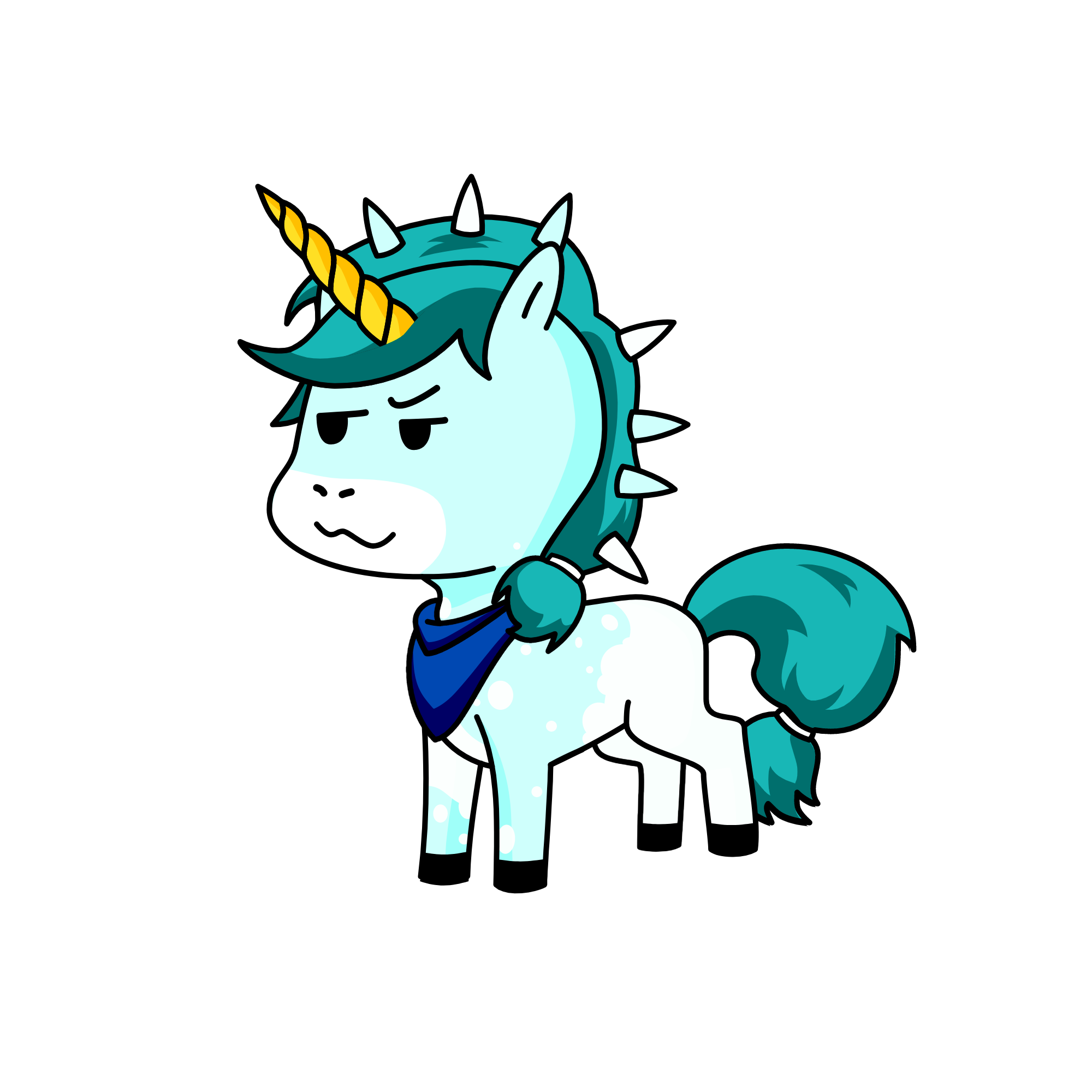 Spike, the unicorn