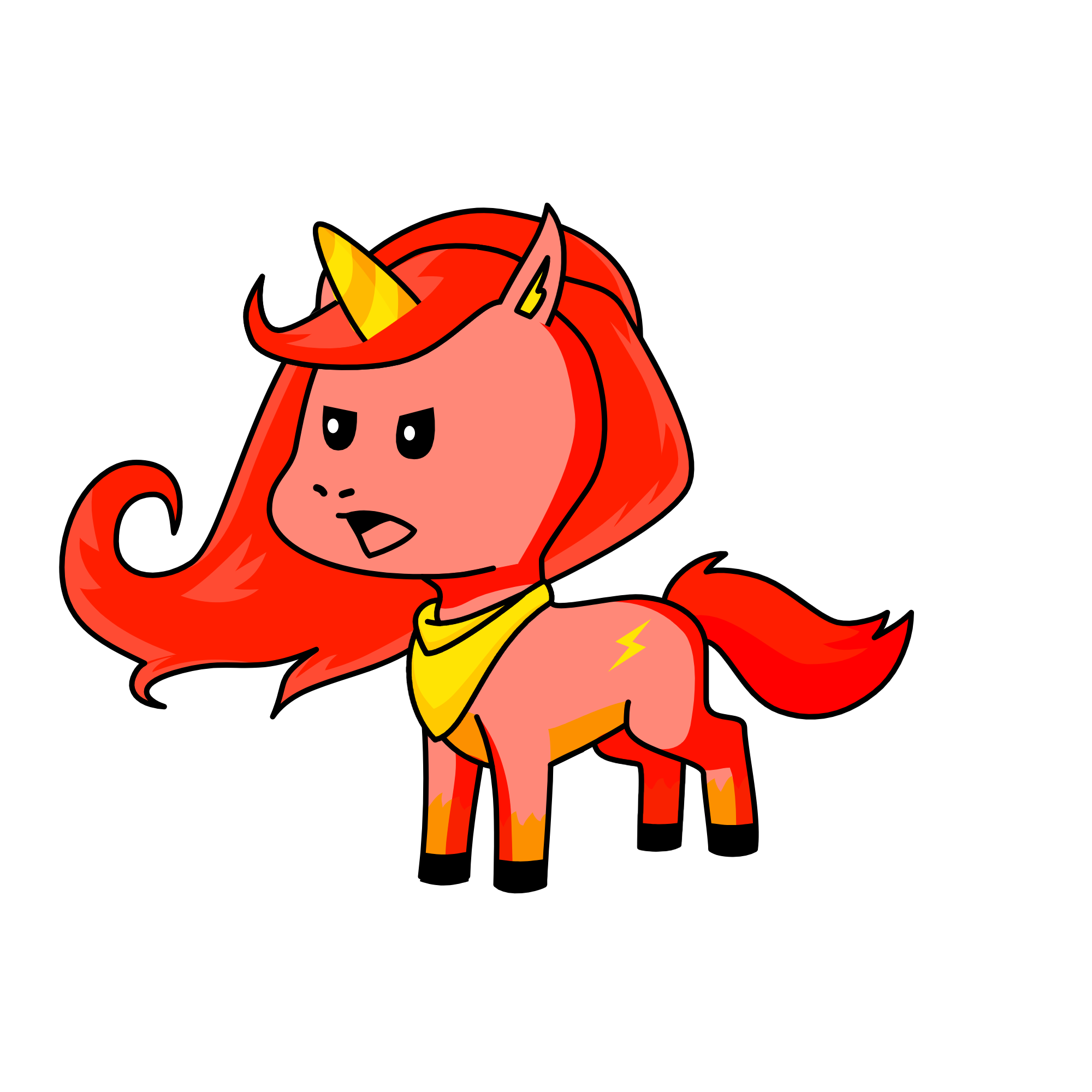 burn, the unicorn