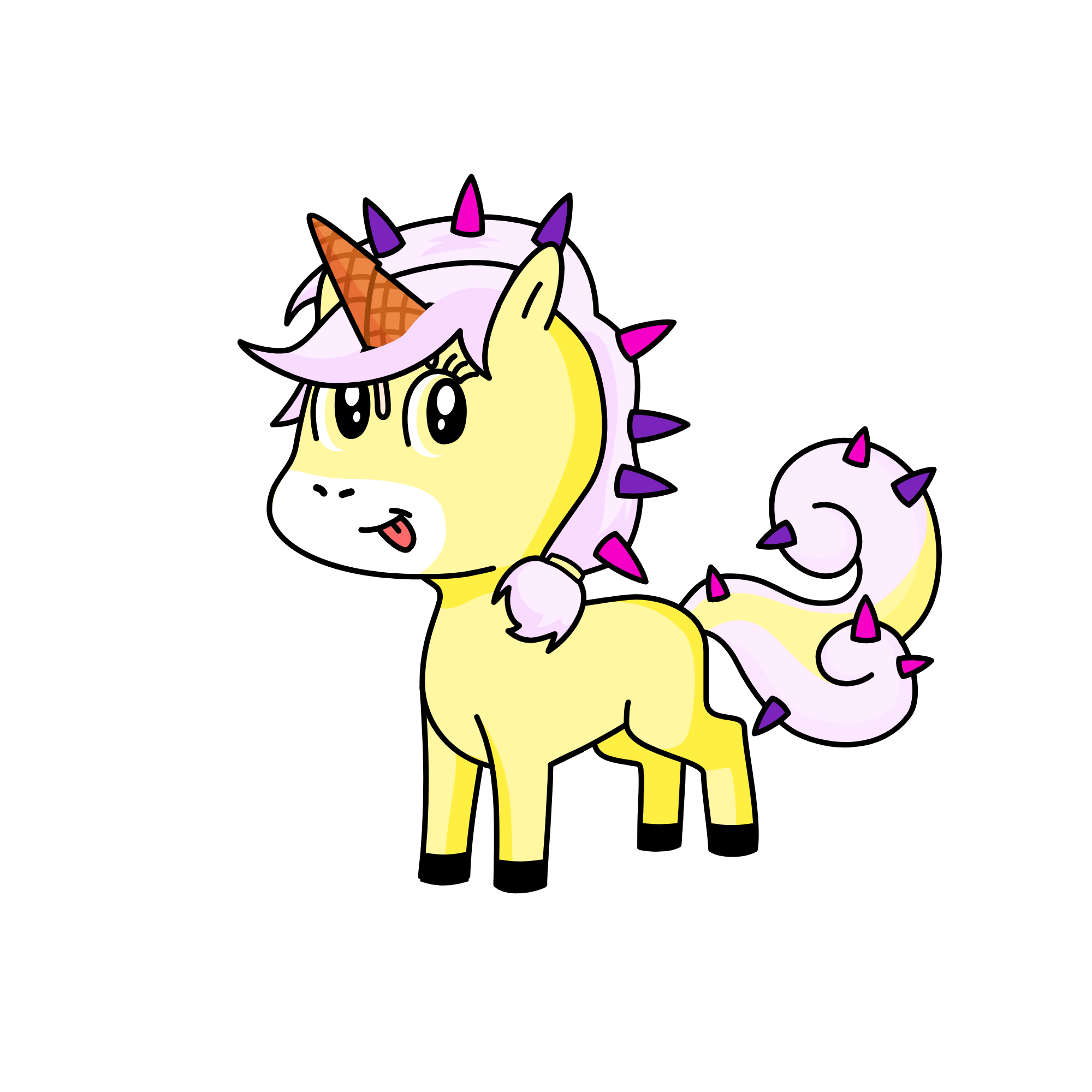 ice cream princess, the unicorn