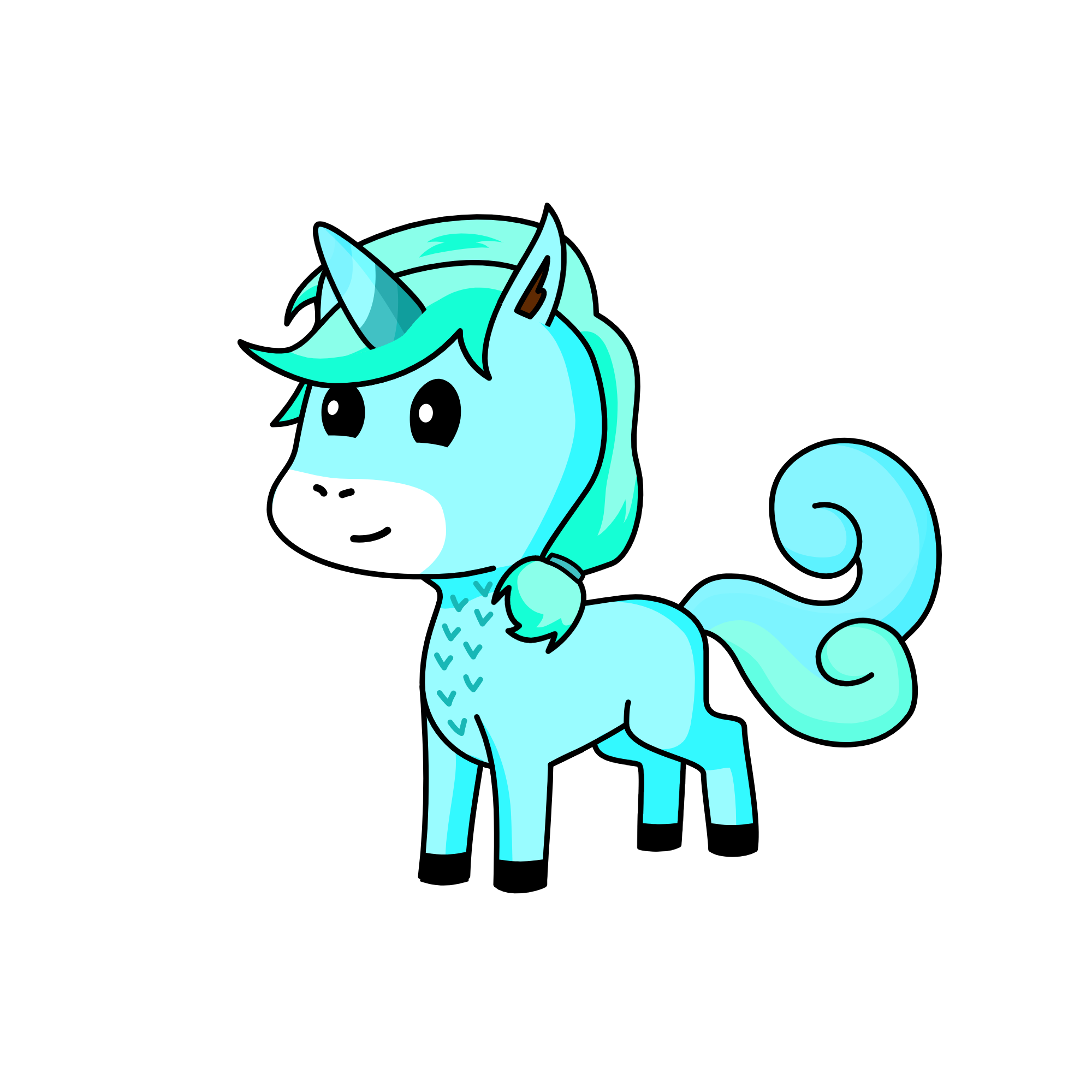winter, the unicorn