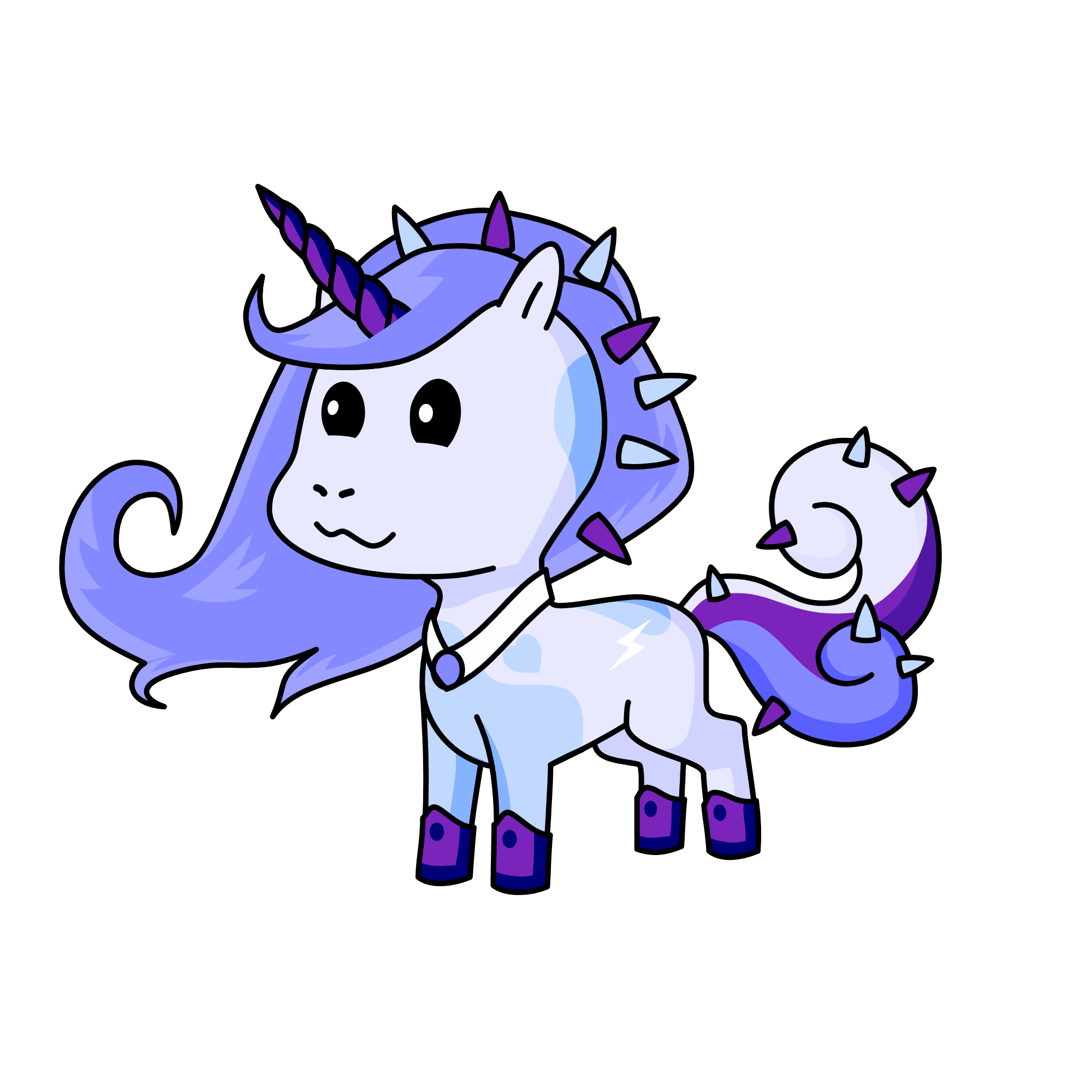 Dawn, the unicorn
