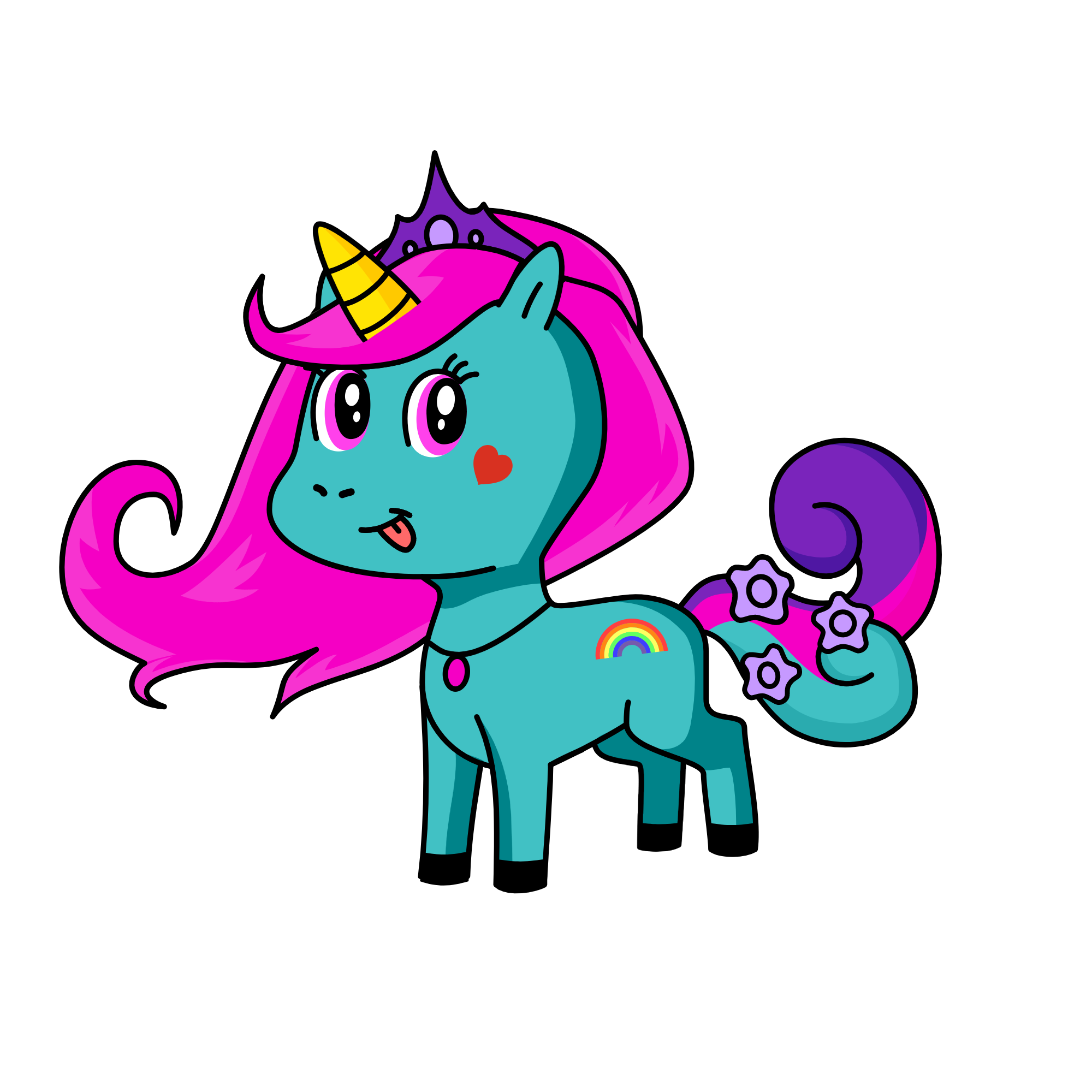 royal unicorn, the unicorn