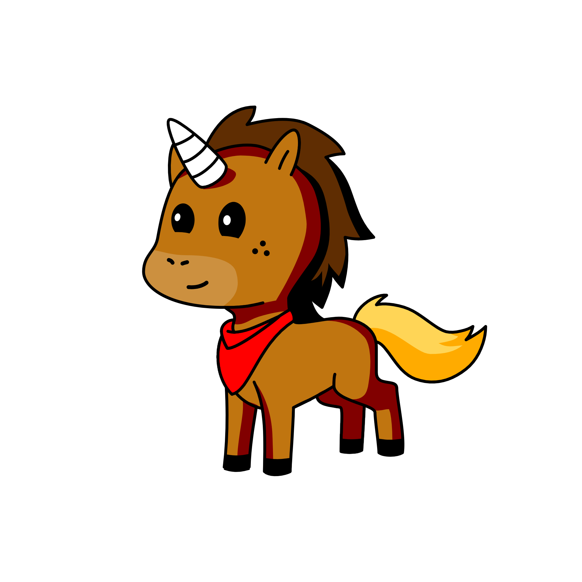brownie, the unicorn