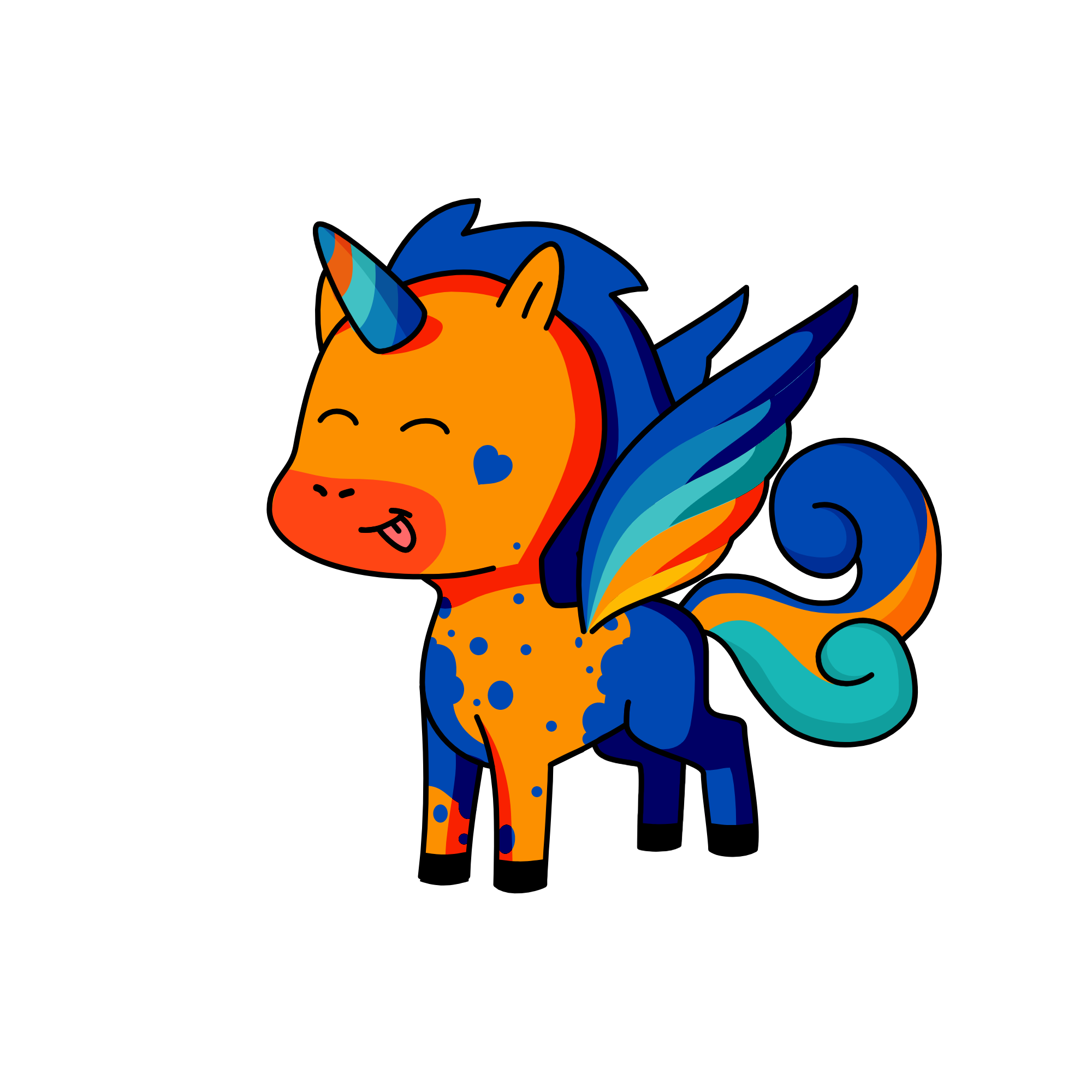 Caracorn, the unicorn