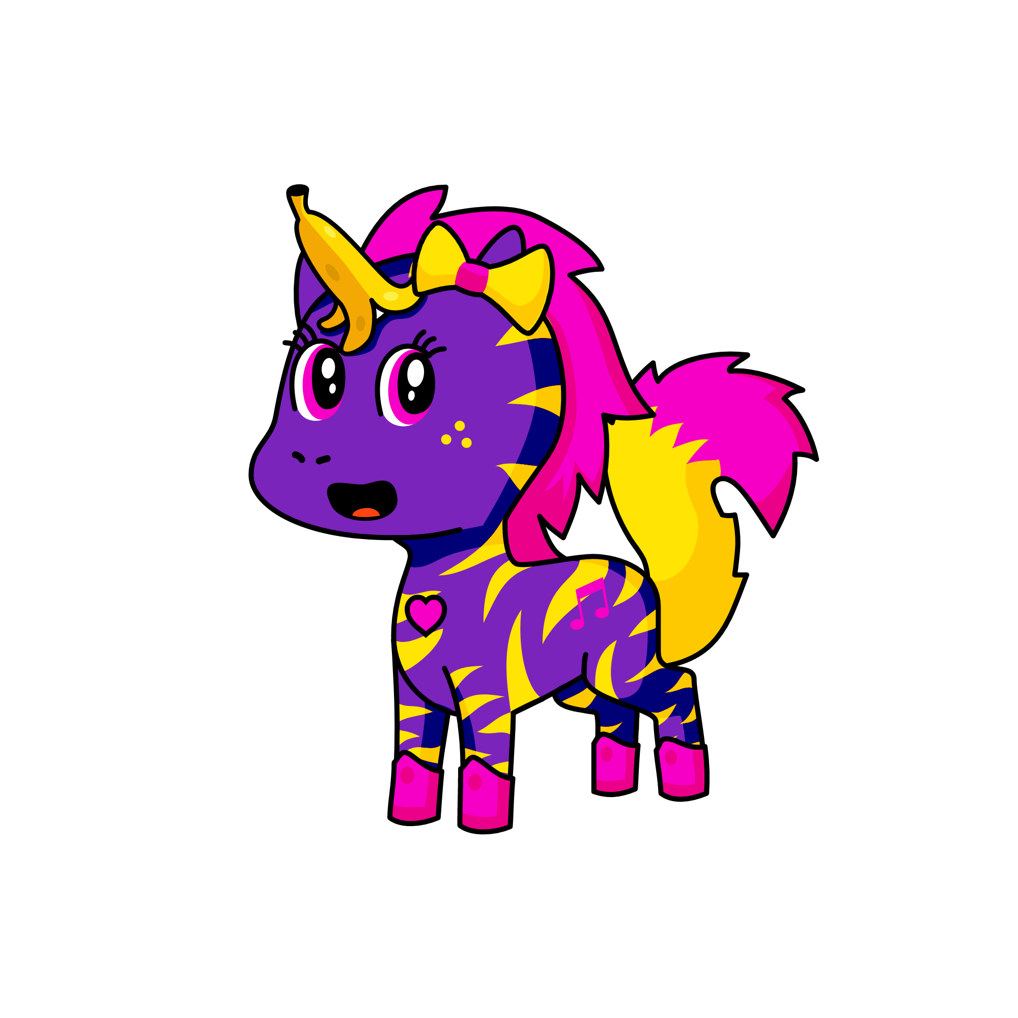PurpleBananicorn, the unicorn