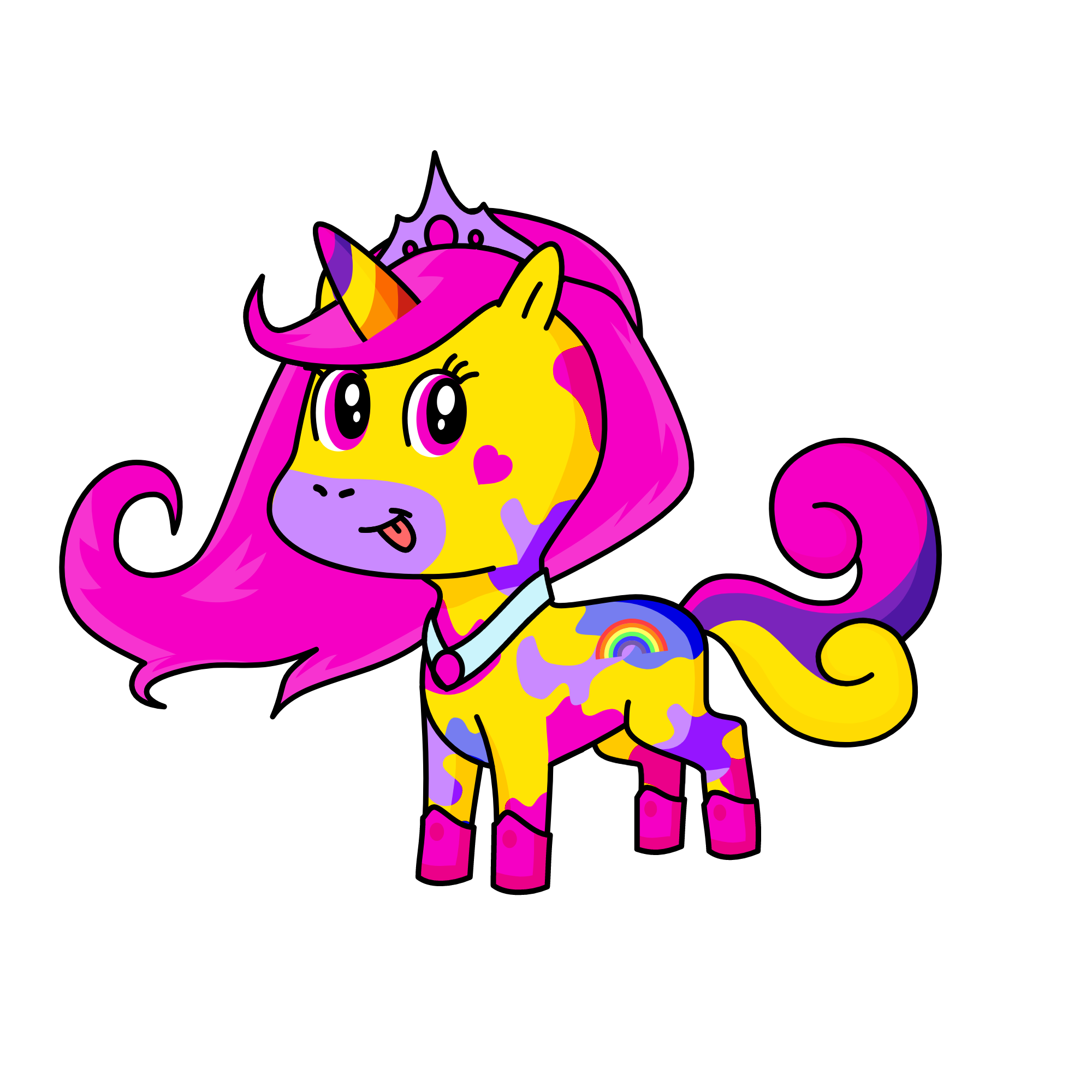 cupcake, the unicorn