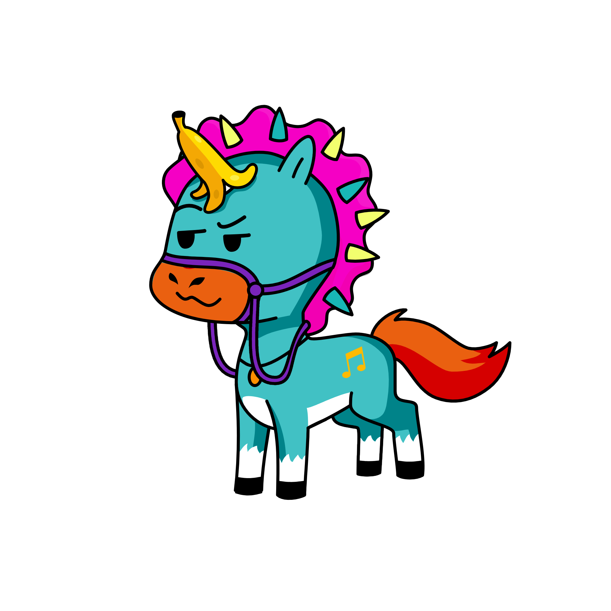 Bane of your Retinas, the unicorn