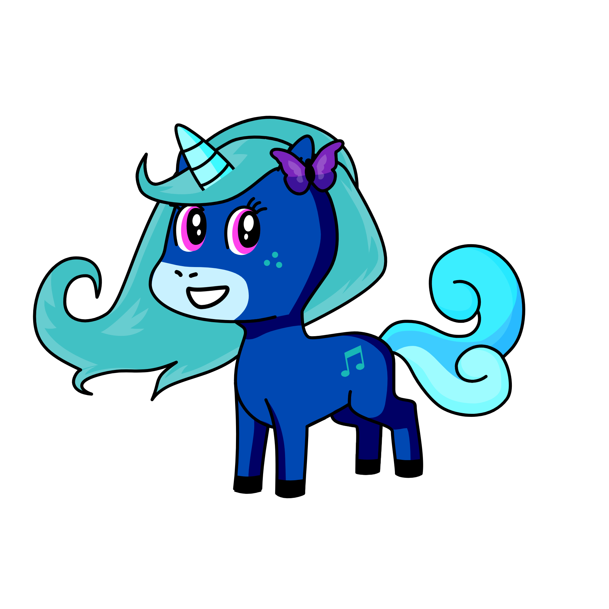 Night, the unicorn
