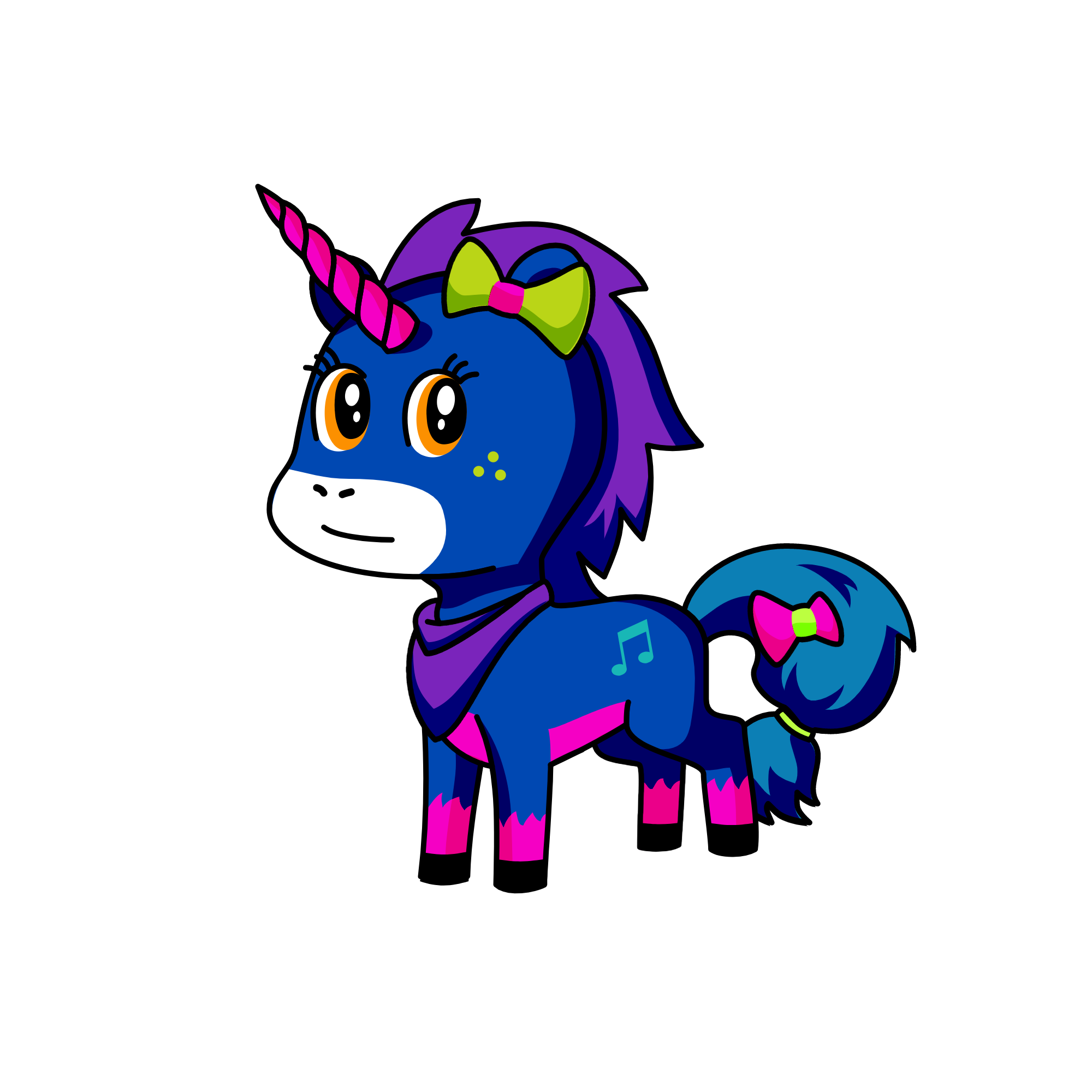 Cutie, the unicorn