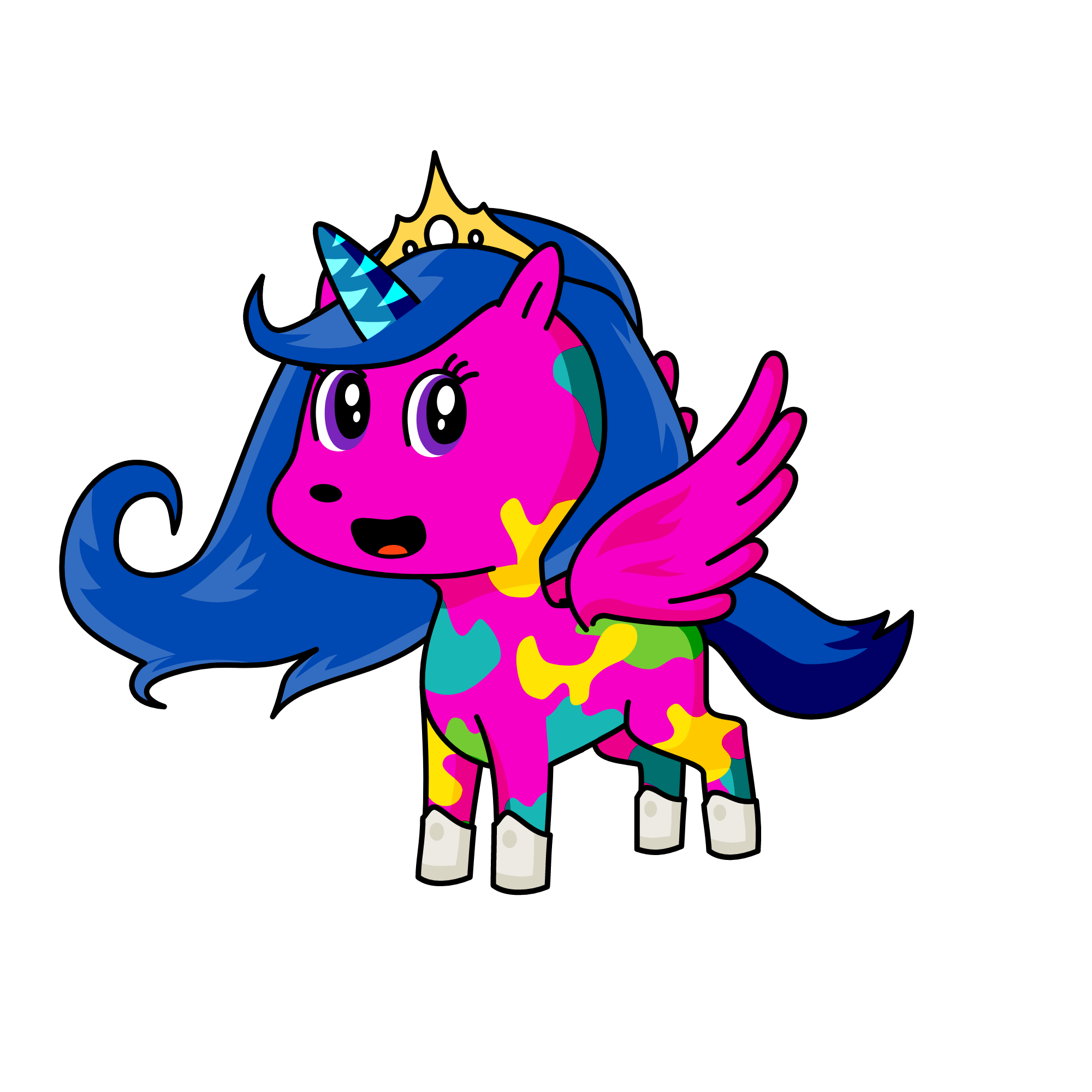 Melysa, the unicorn