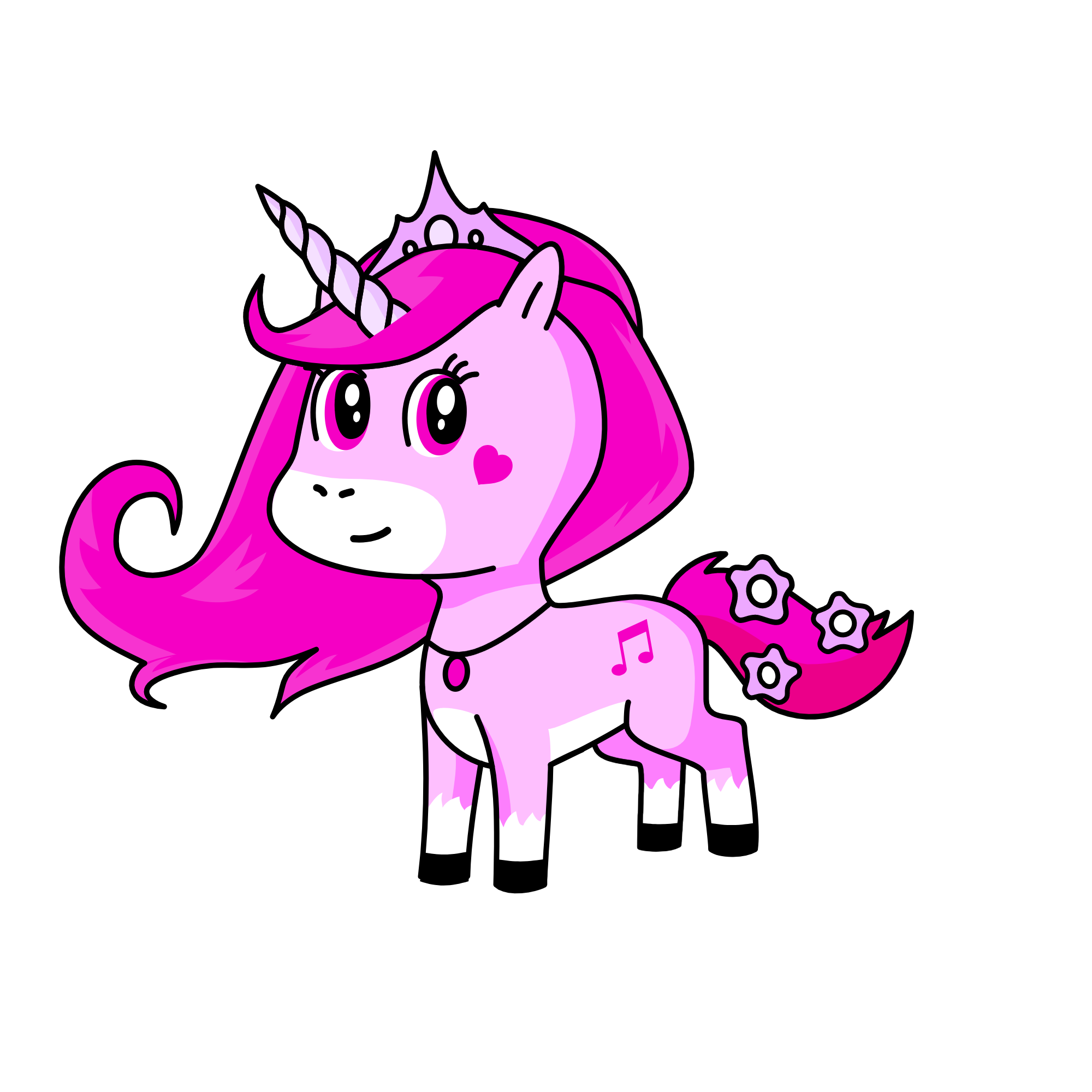 Pinkiecorn, the unicorn
