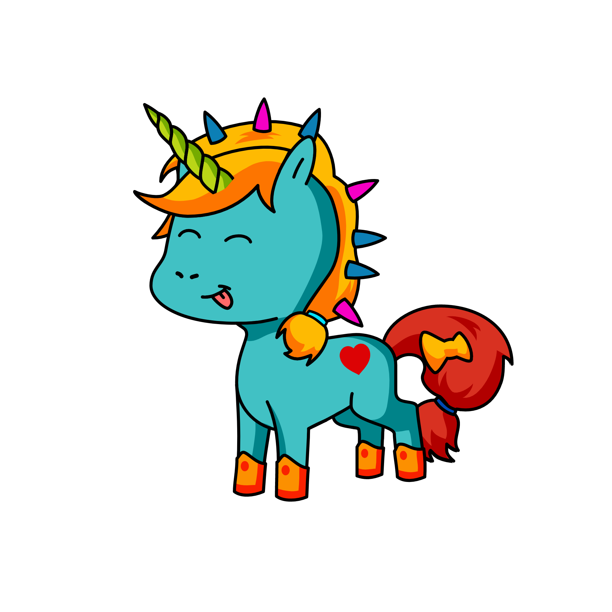 Spikes jr., the unicorn