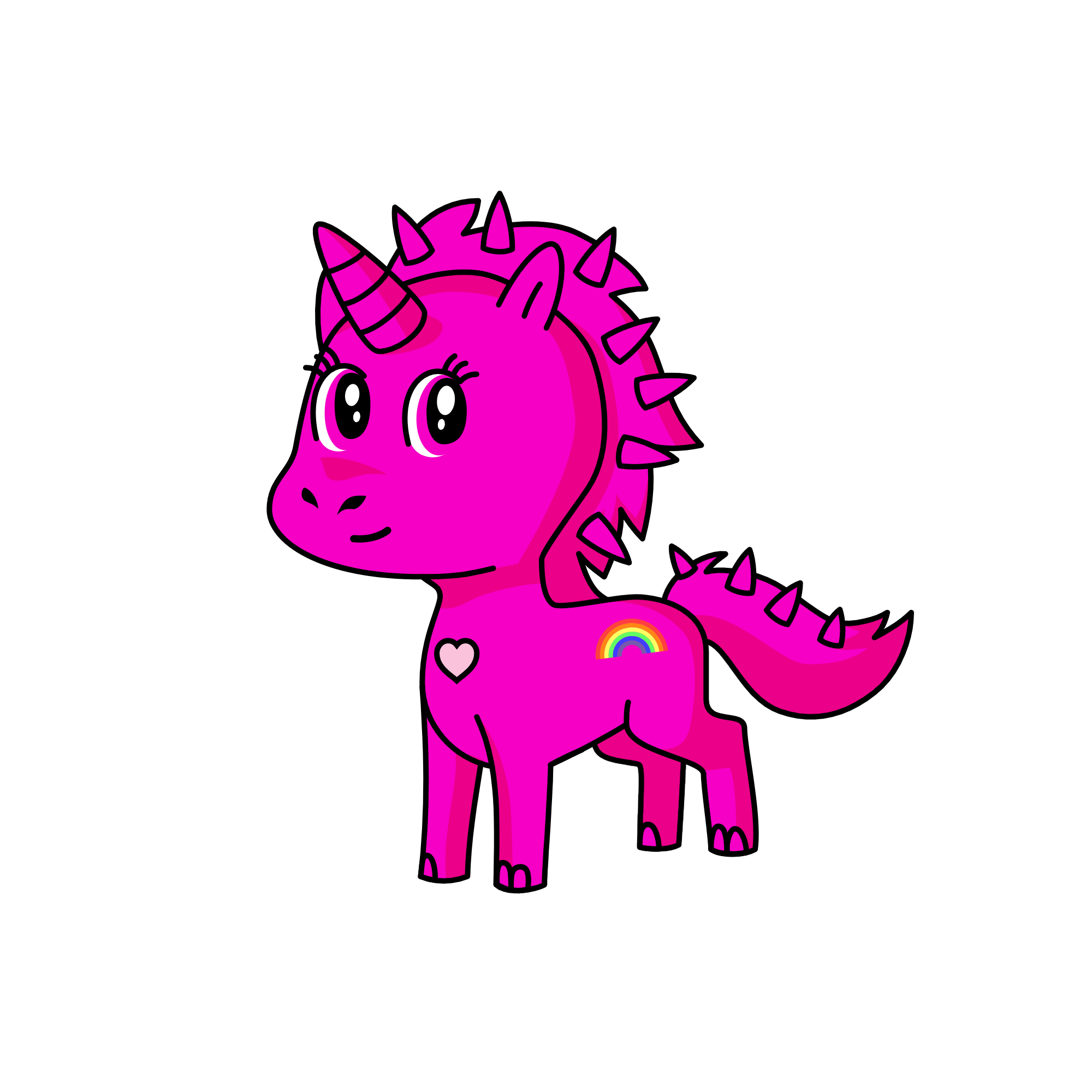 your butt, the unicorn