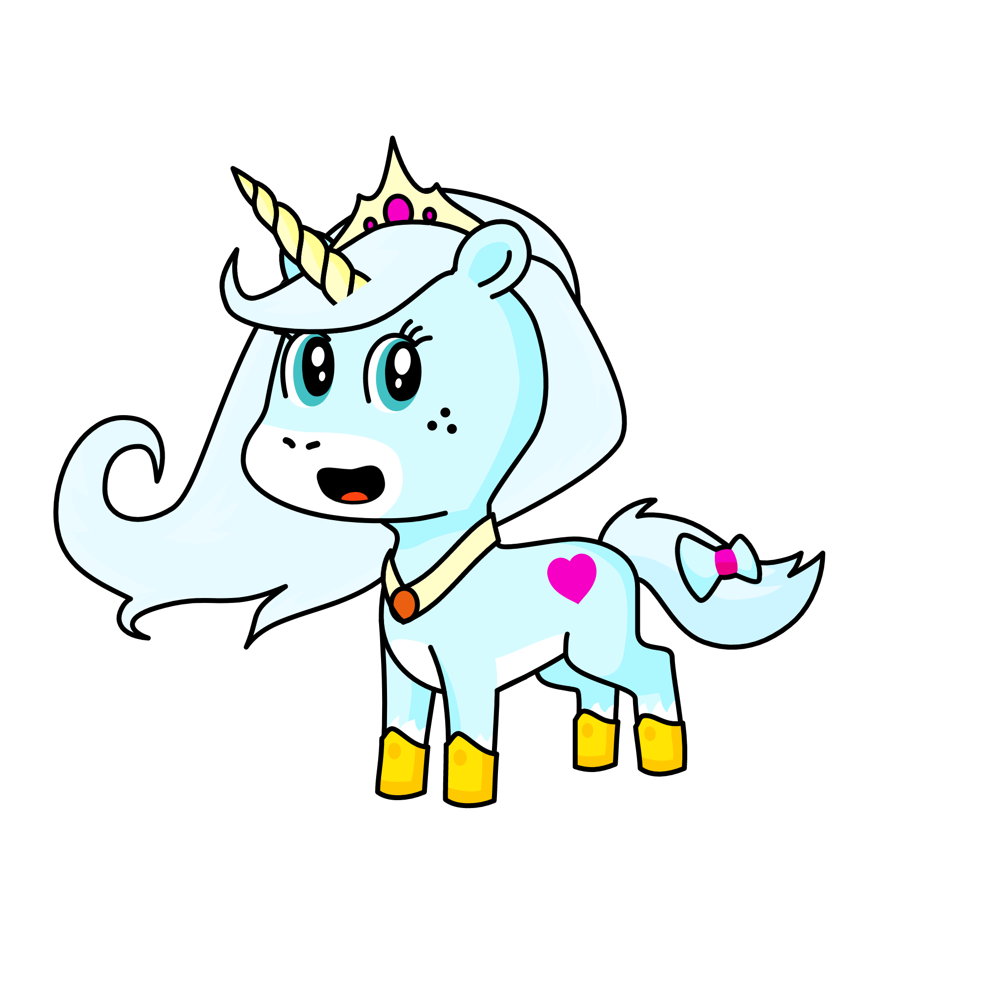 Angelly, the unicorn