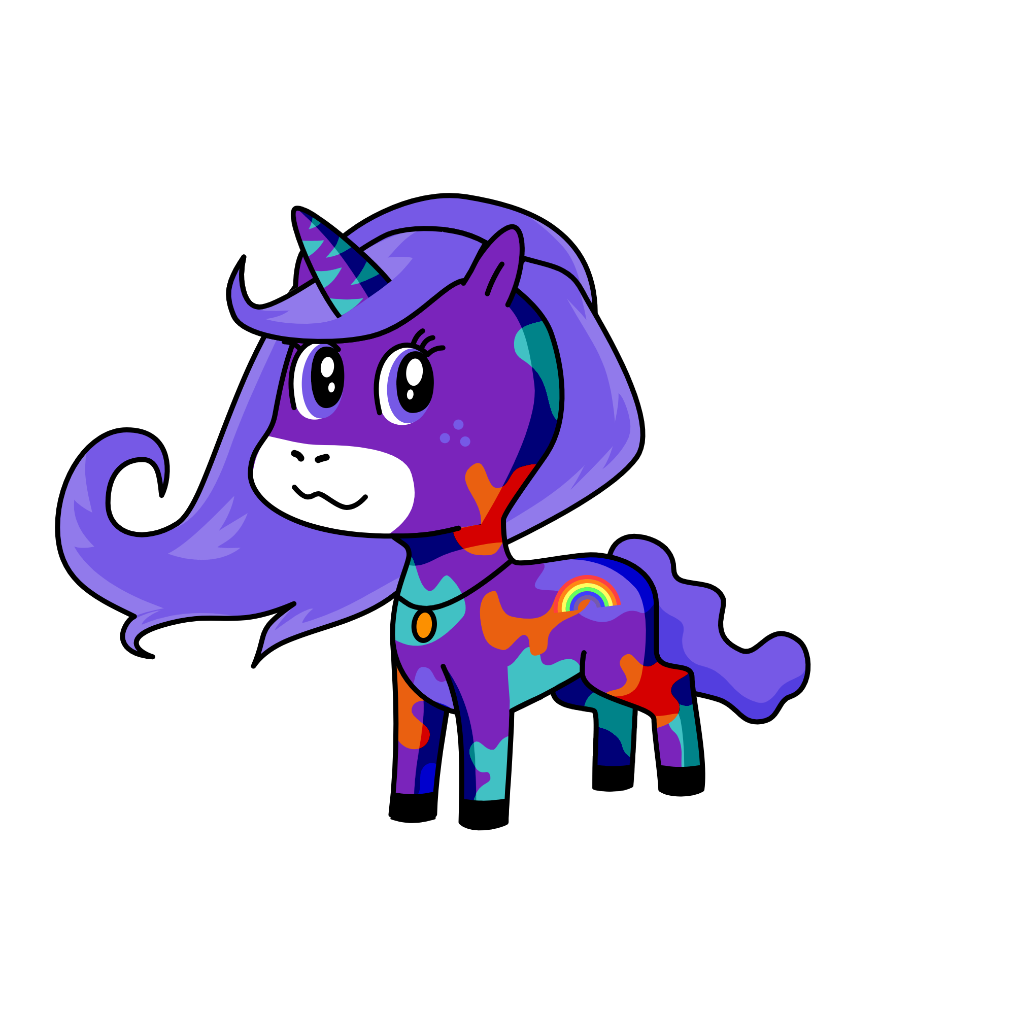 Sweet Pea, the unicorn