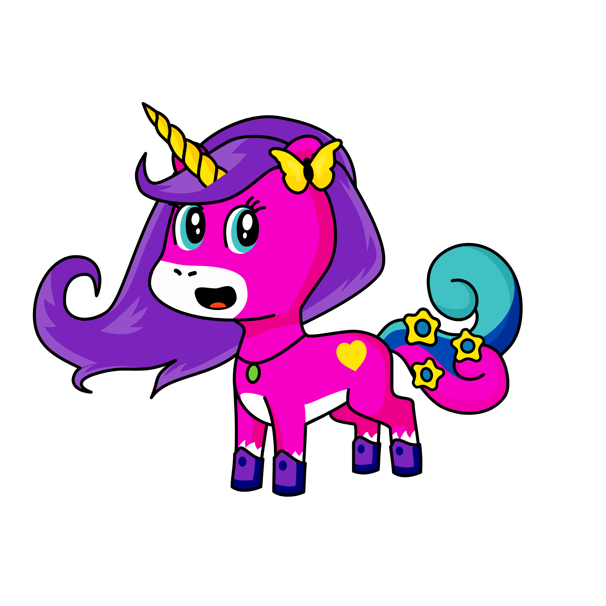 fly fly, the unicorn