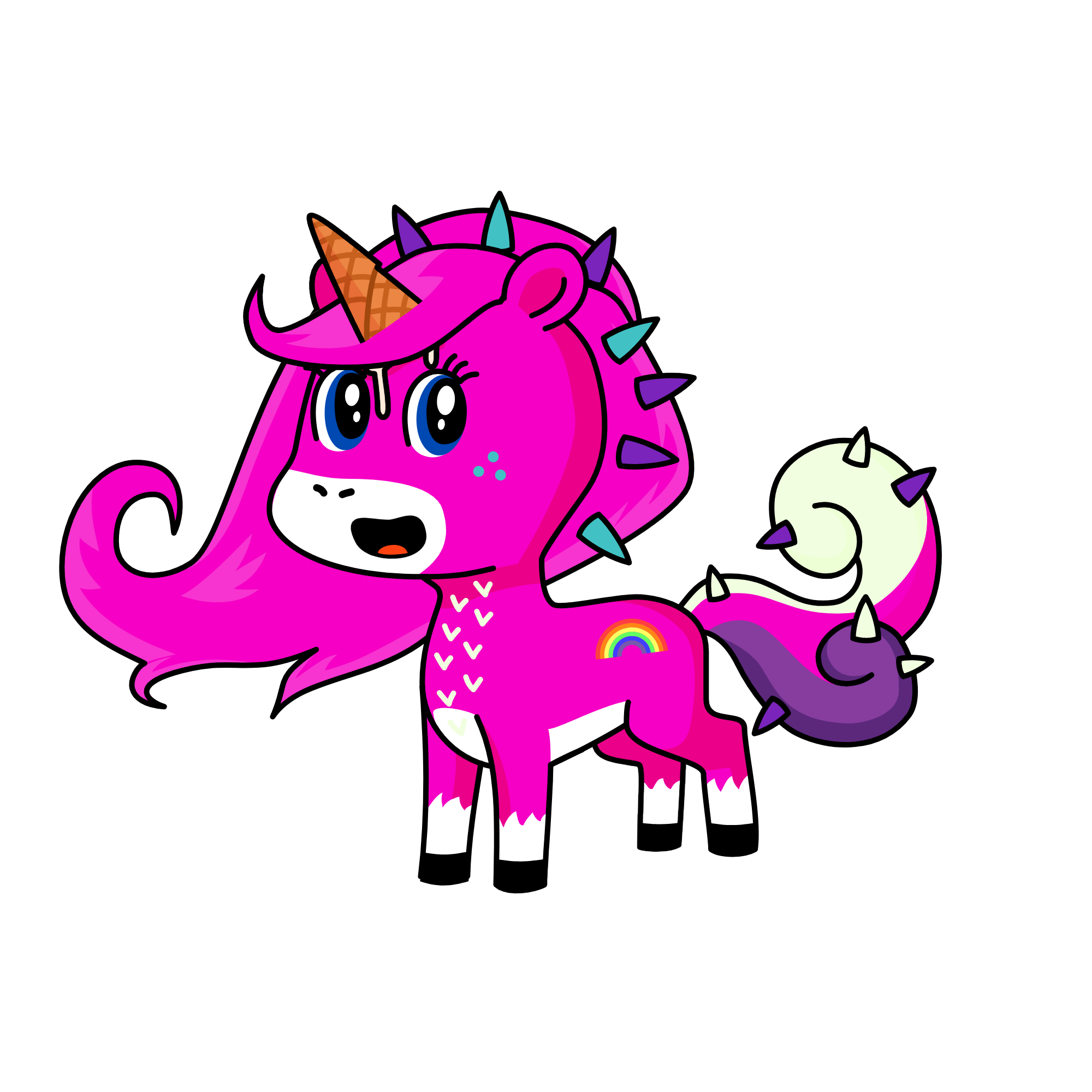Candy crush, the unicorn