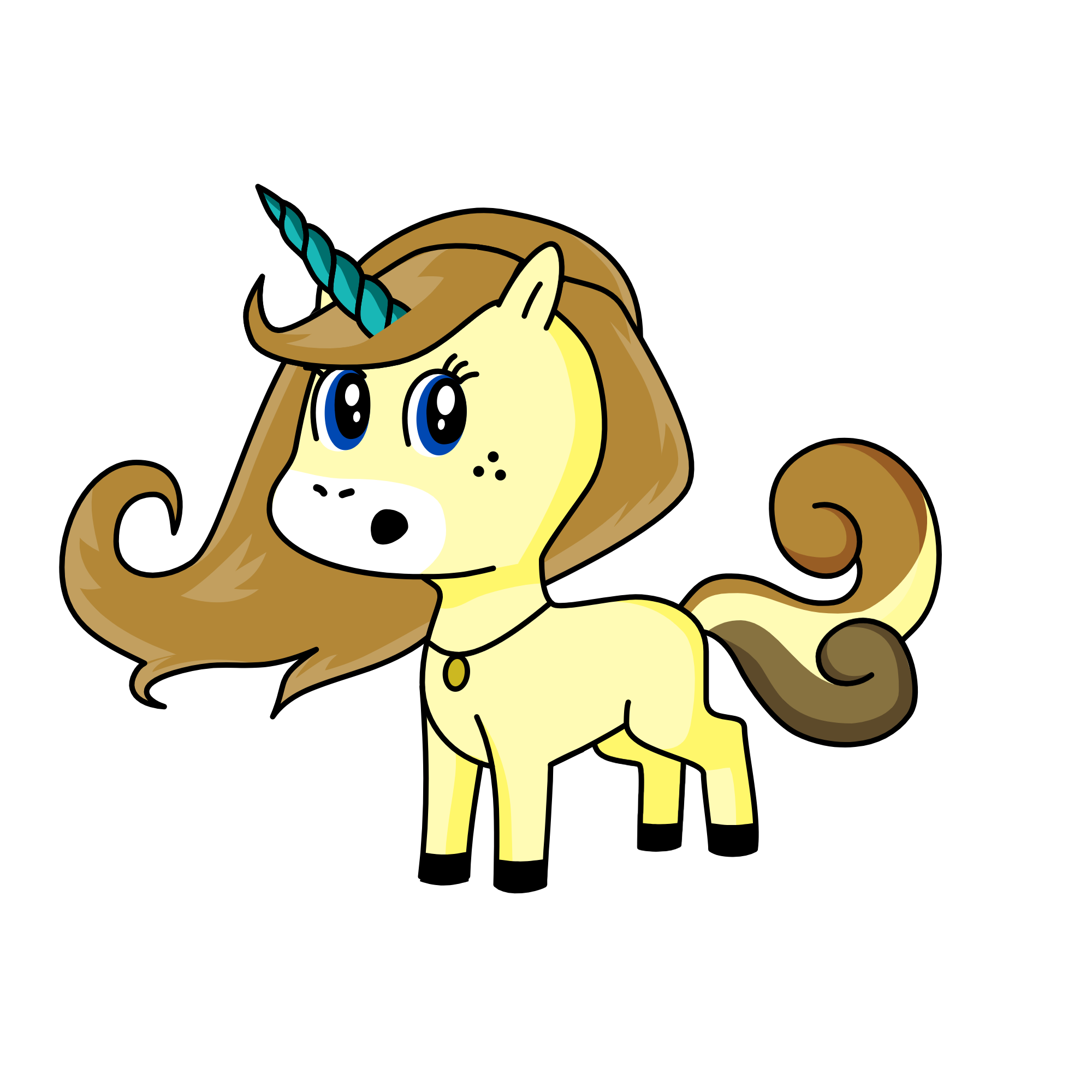 Vesta, the unicorn