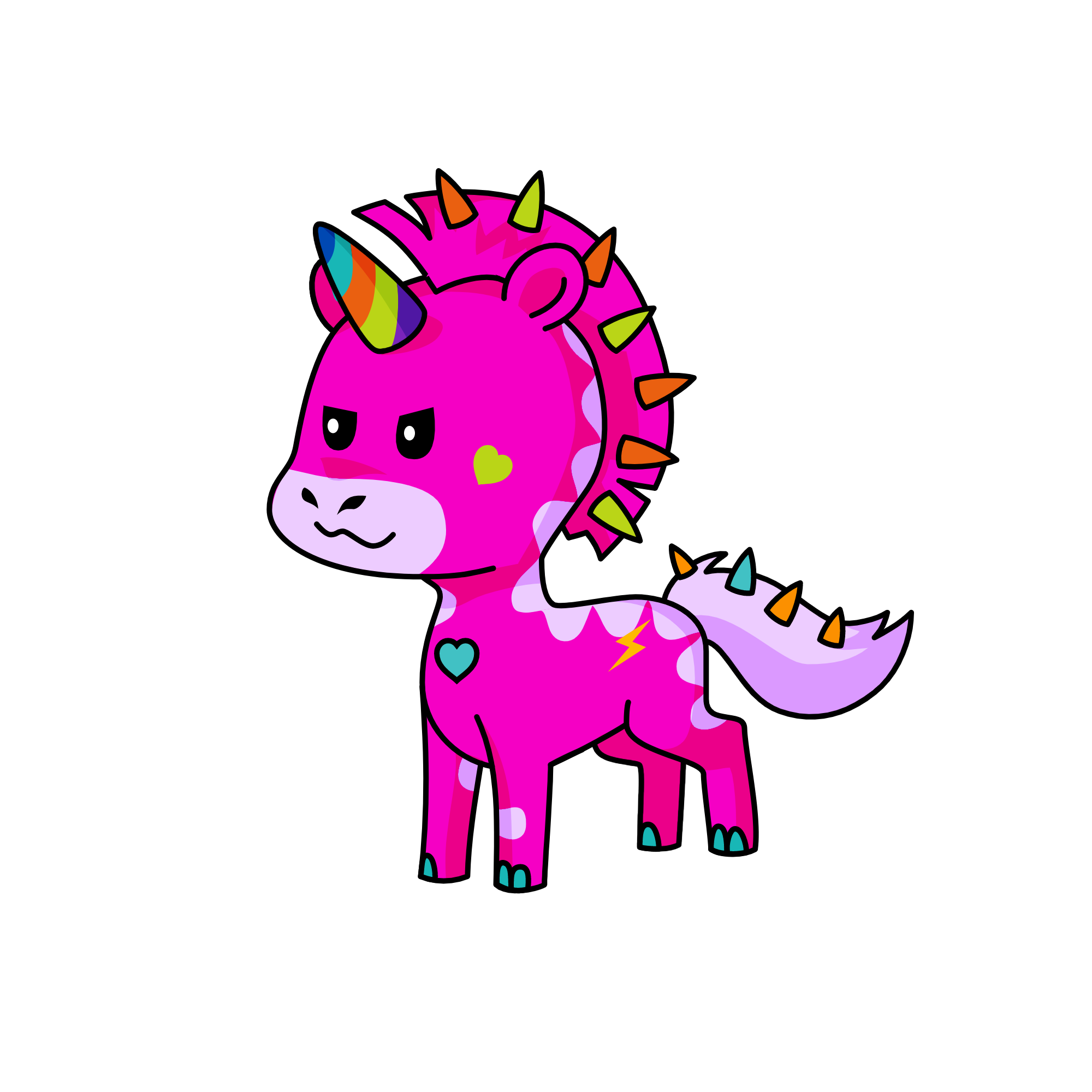 all i want is wings T-T, the unicorn