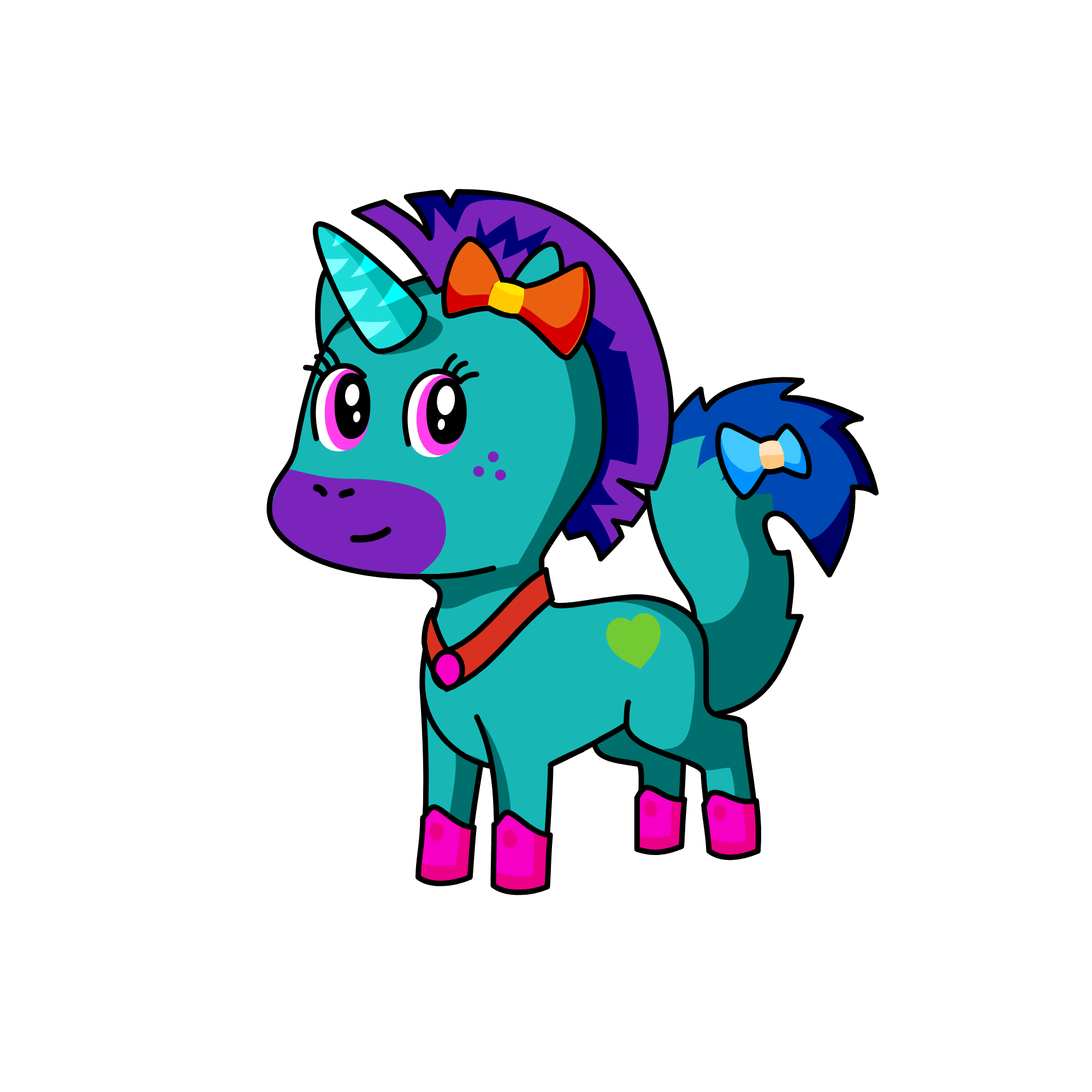 rock girl, the unicorn