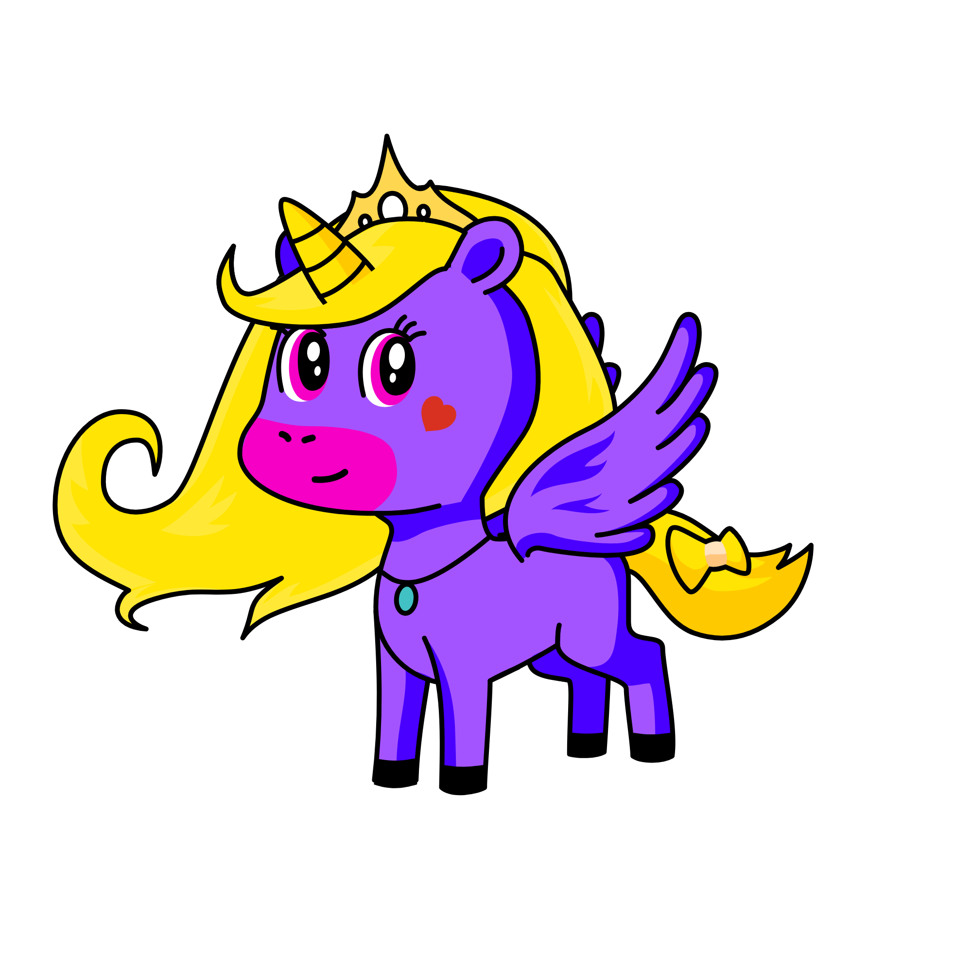 Please enter a name..., the unicorn