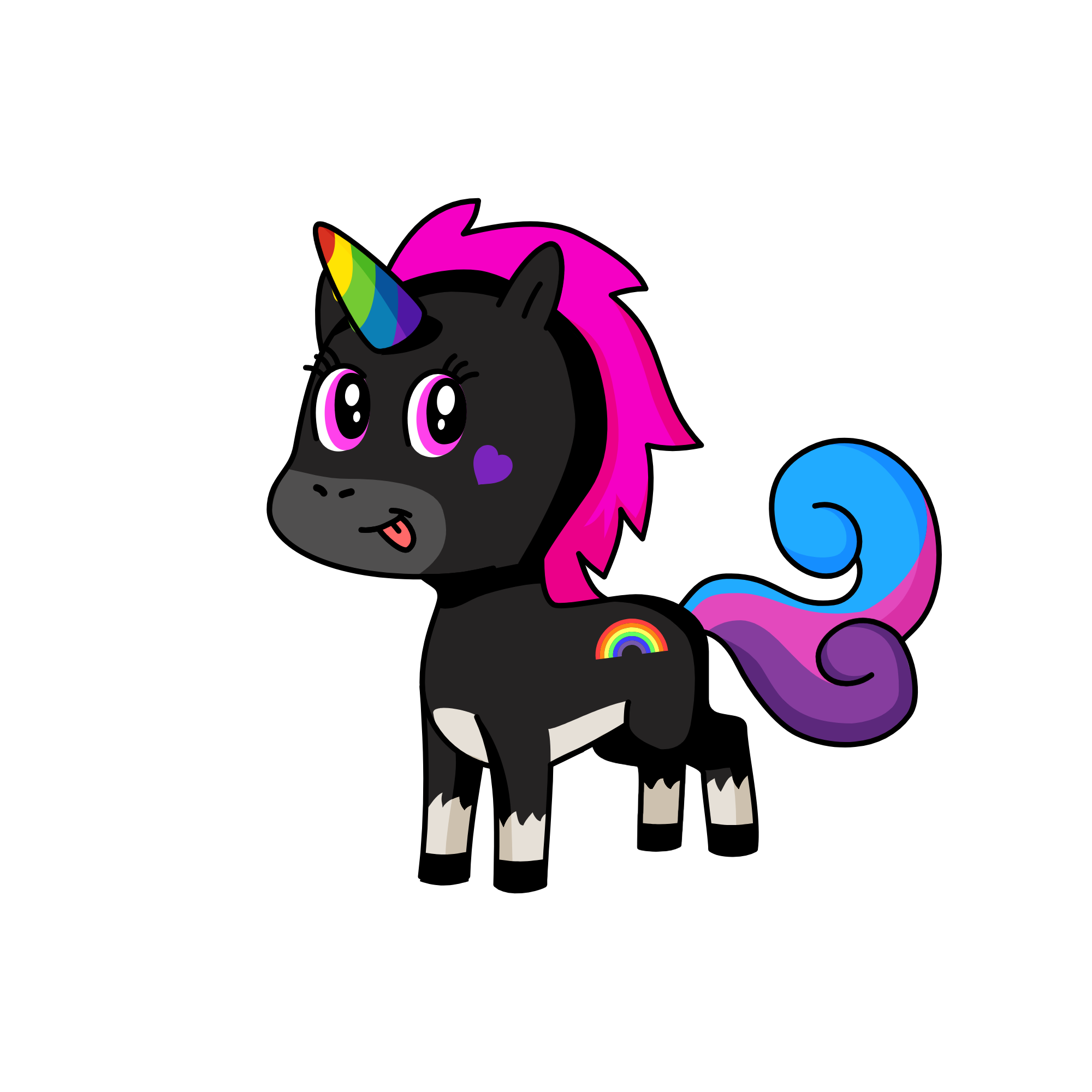 rainbow, the unicorn