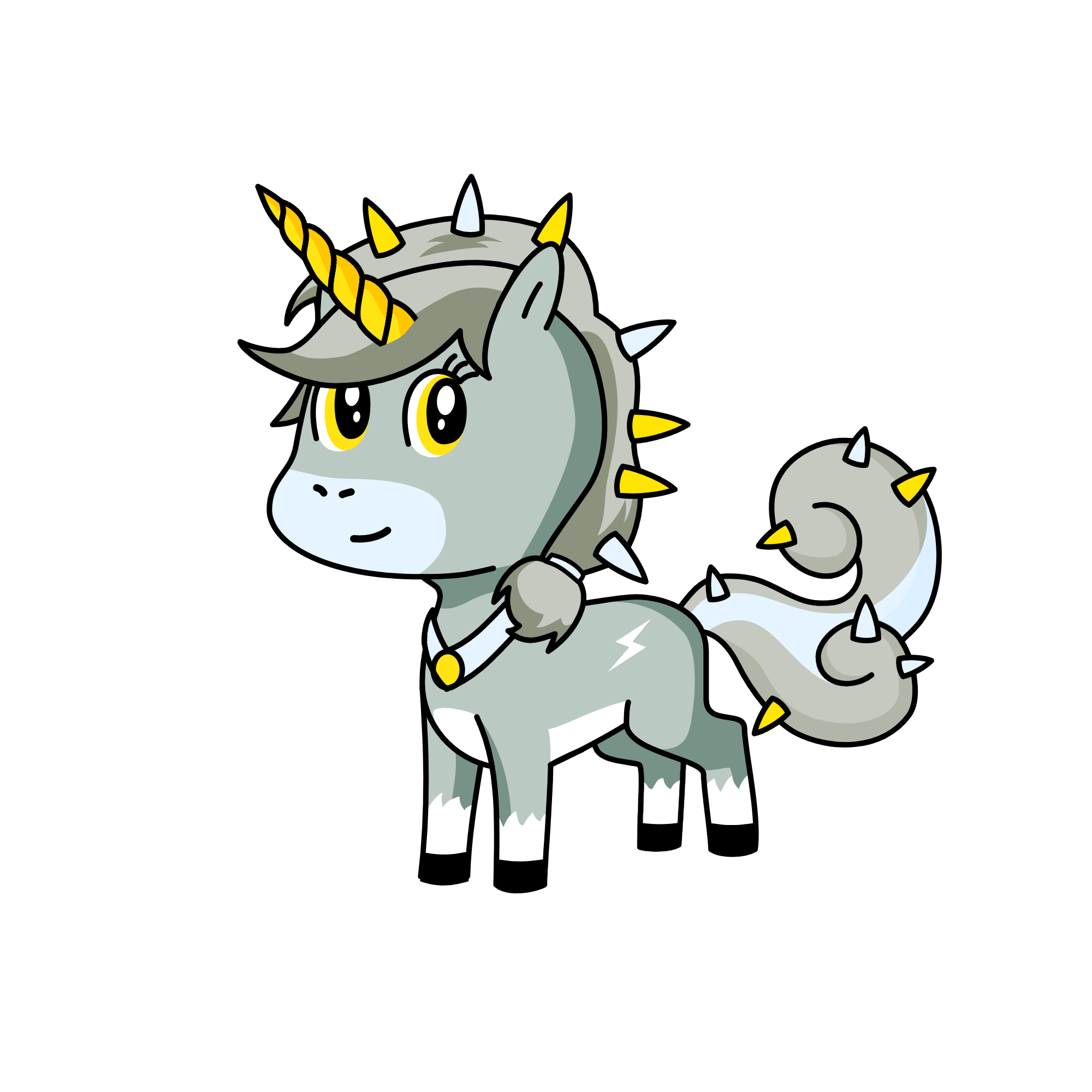 Moonlight, the unicorn