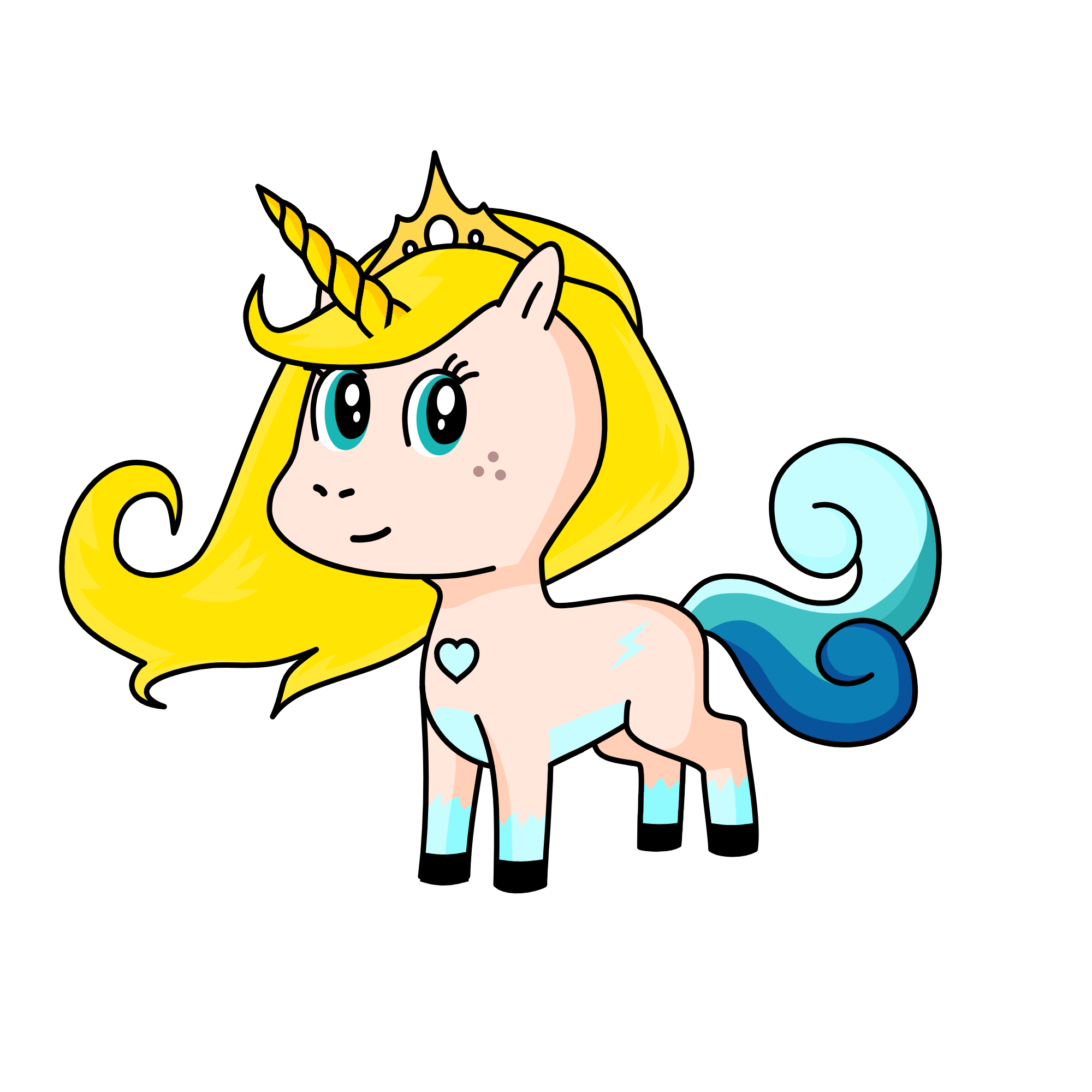 Elsacorn, the unicorn