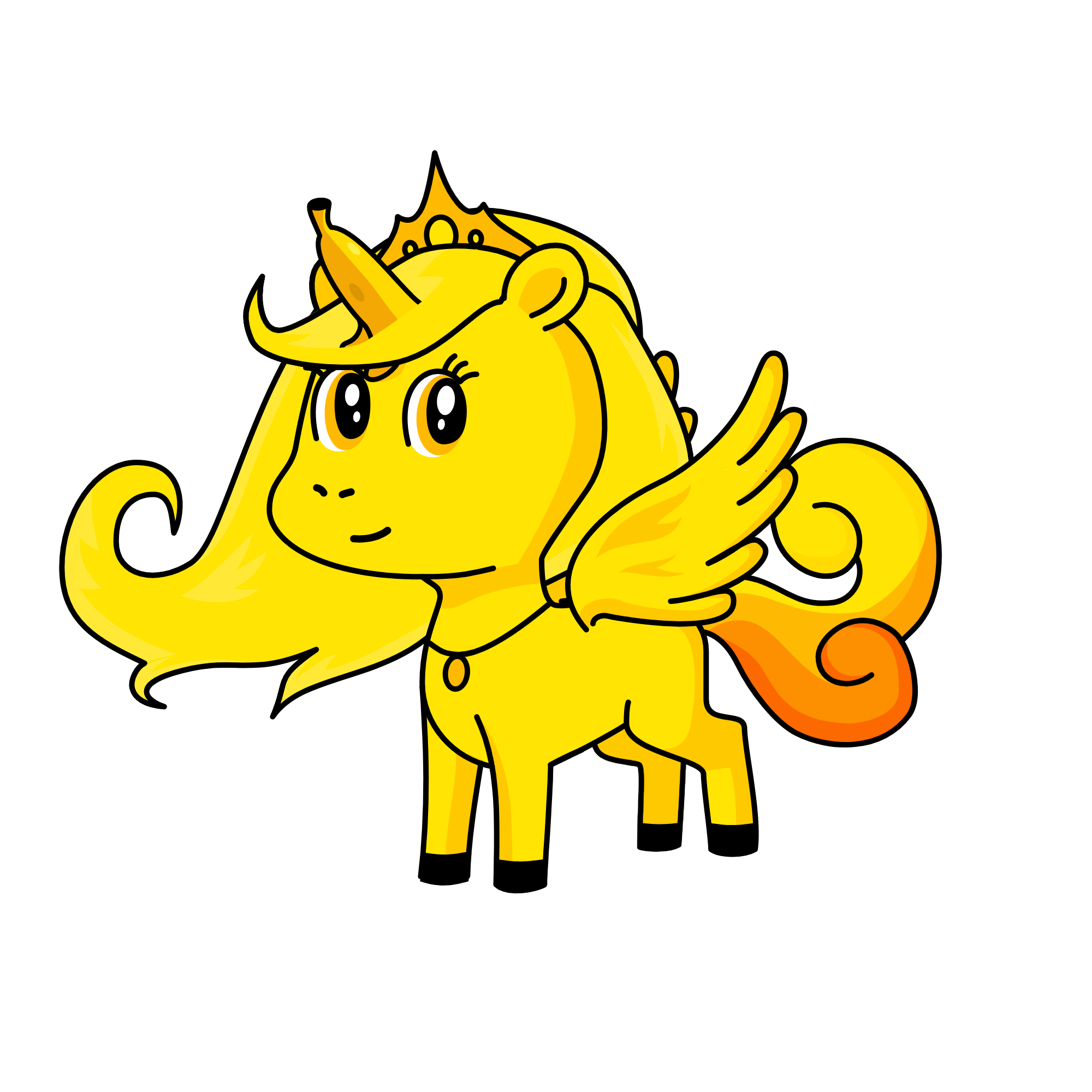 The Real Banana Princess, the unicorn