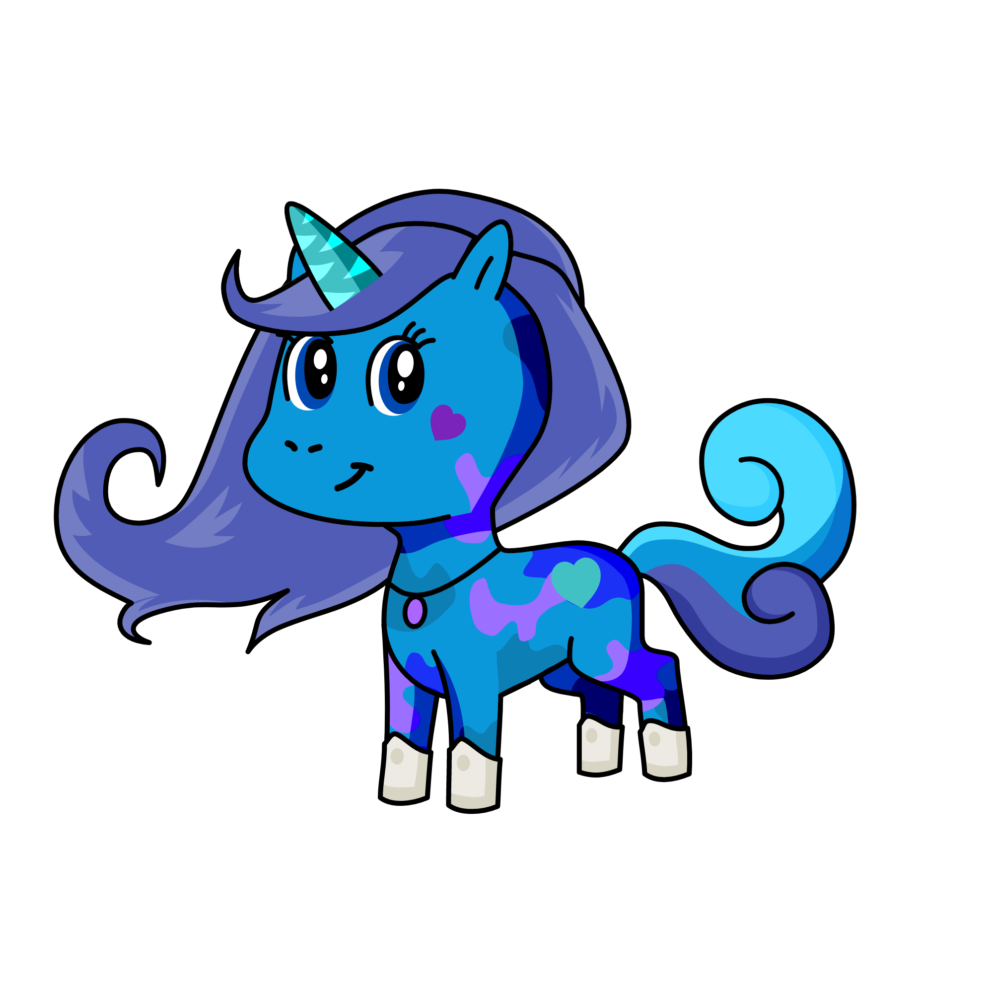 night, the unicorn
