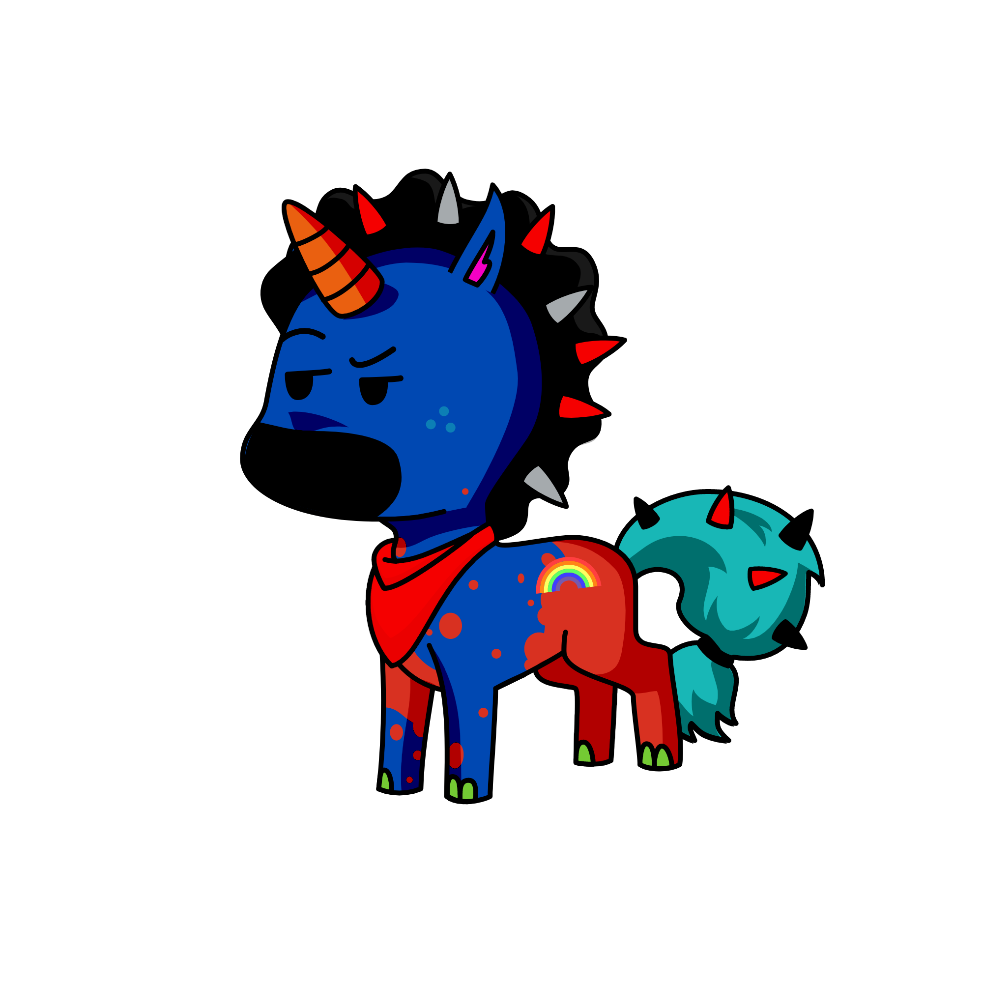 Edgy McMychemicalromance, the unicorn