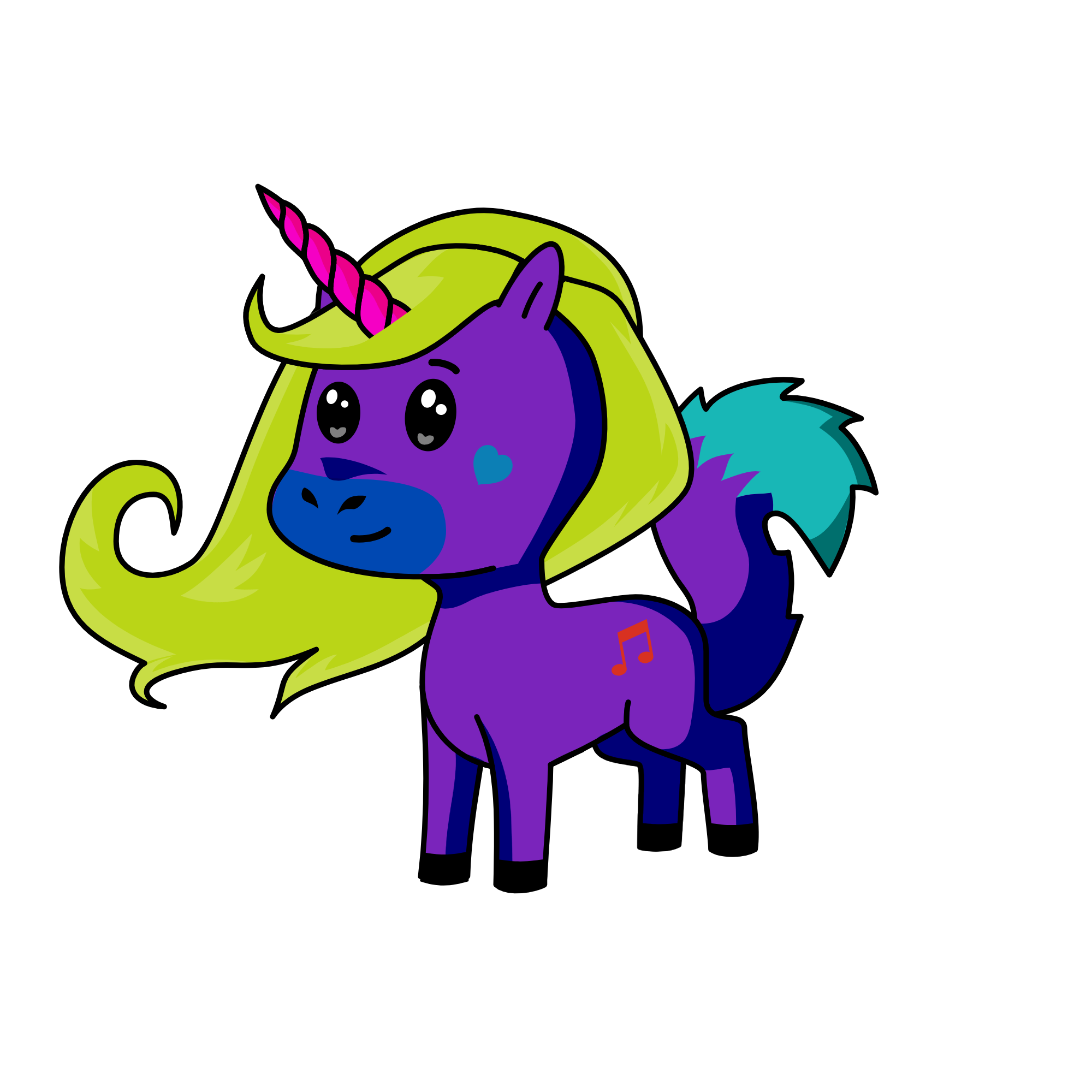 Flower, the unicorn