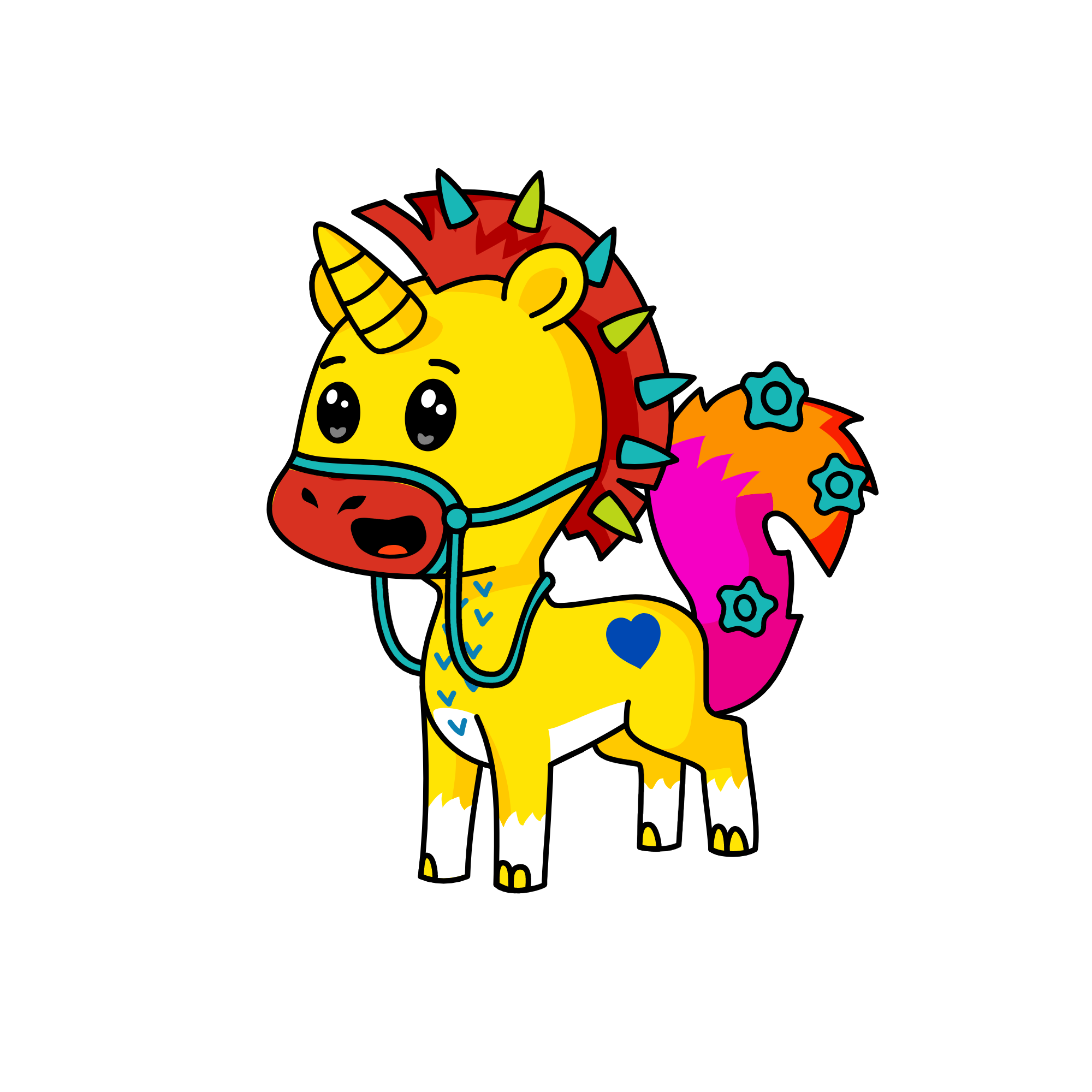 MR.GLITTER , the unicorn