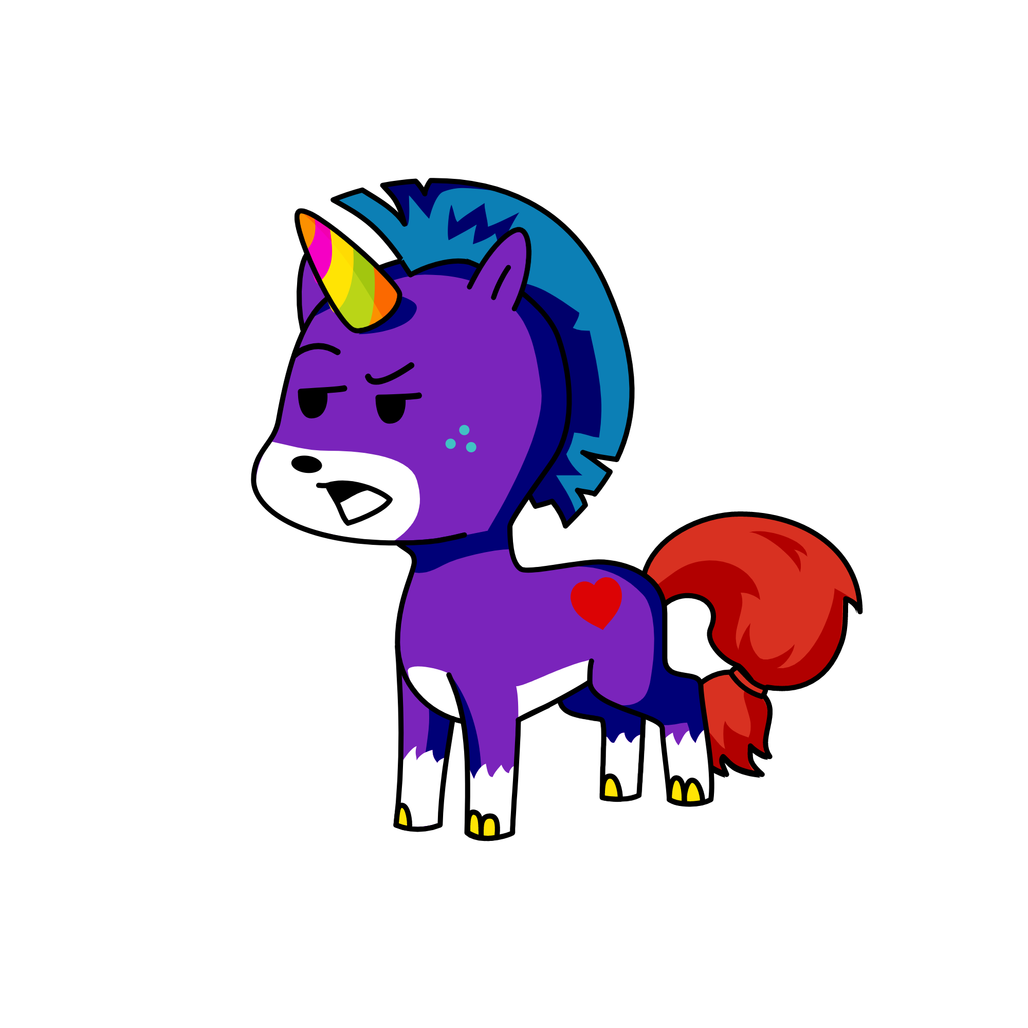 Rock star, the unicorn