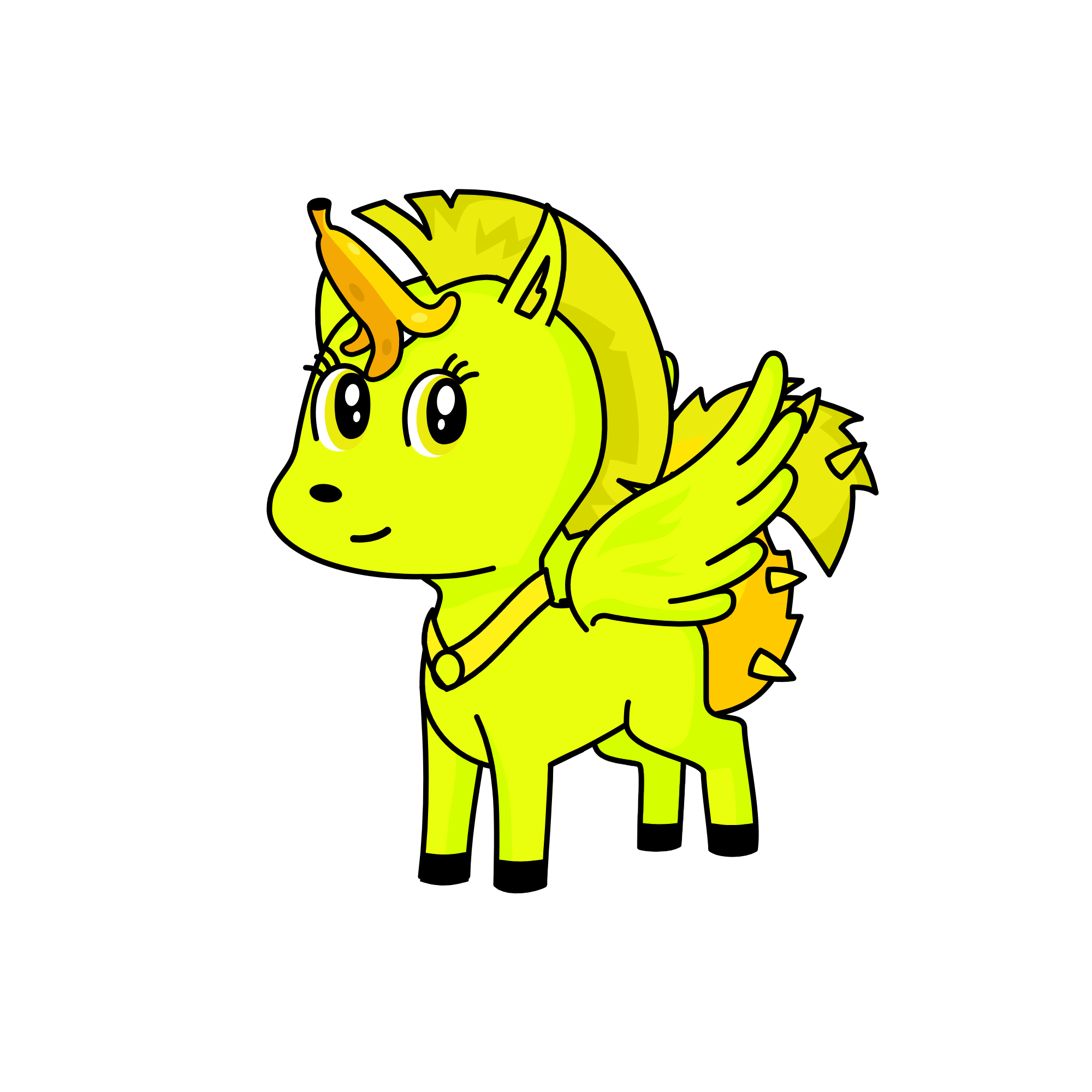 banana, the unicorn