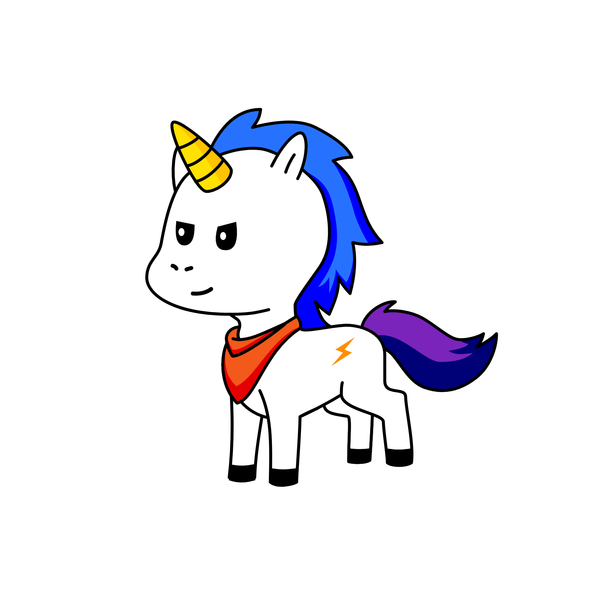 Suger the great, the unicorn