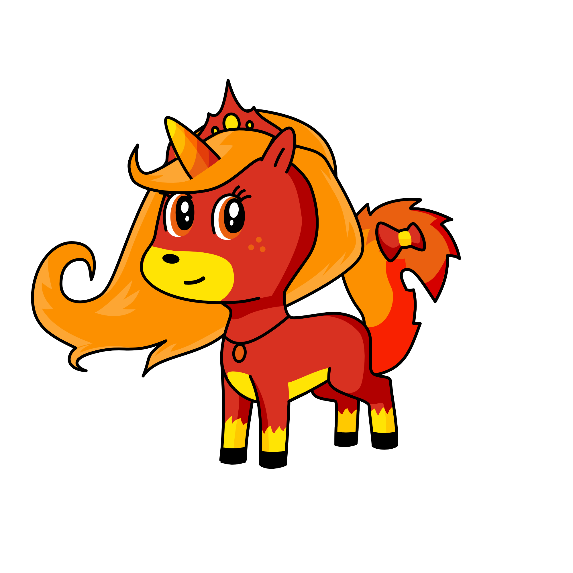 Fire, the unicorn