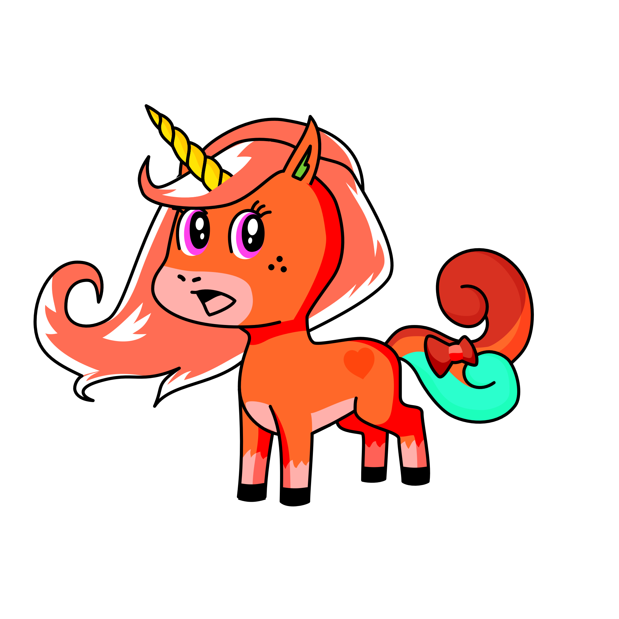 LITTLE PONY UNI, the unicorn