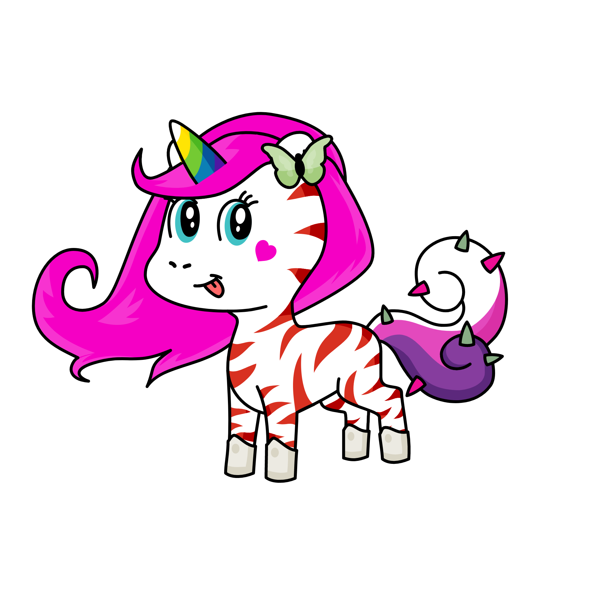 pinky, the unicorn