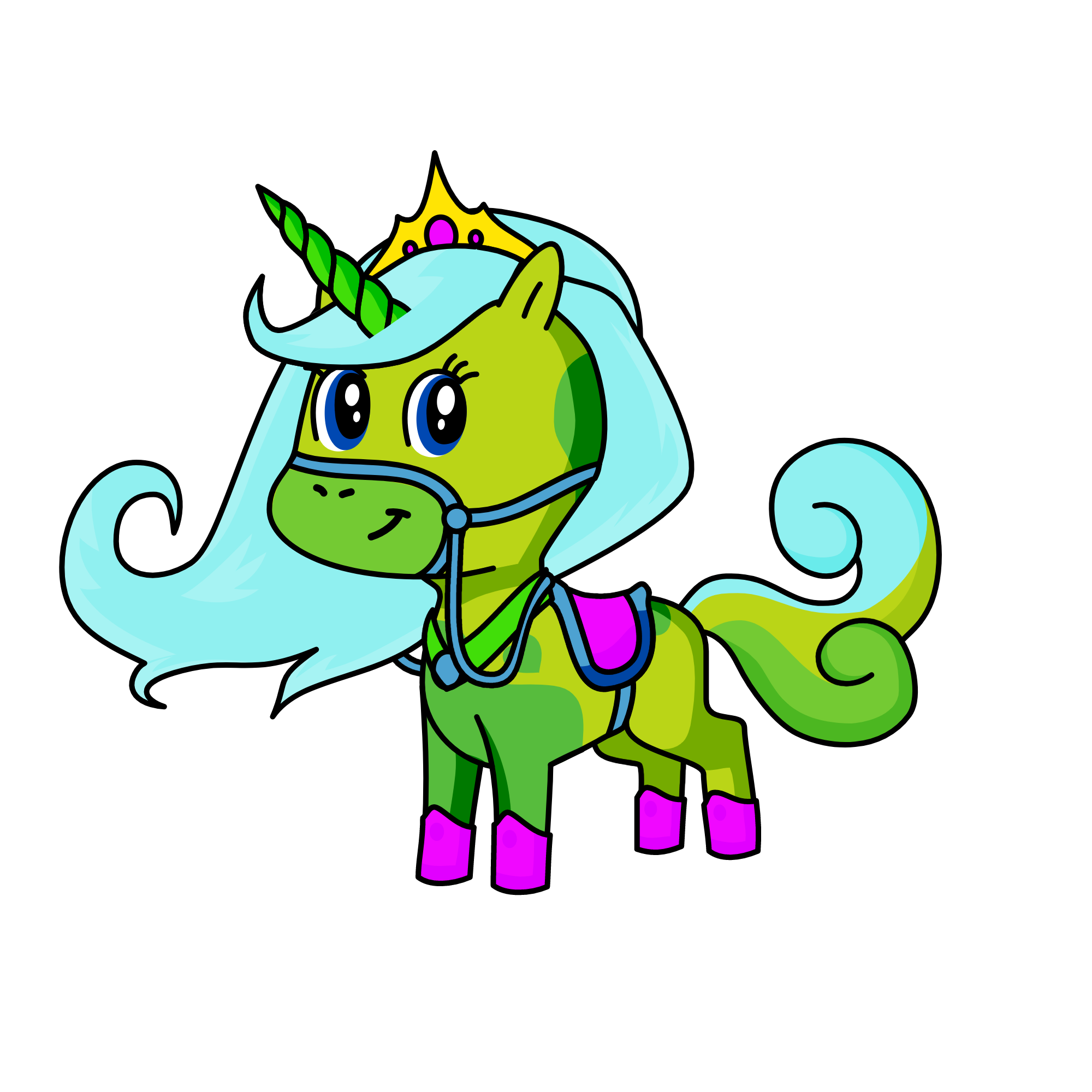 Elaka, the unicorn