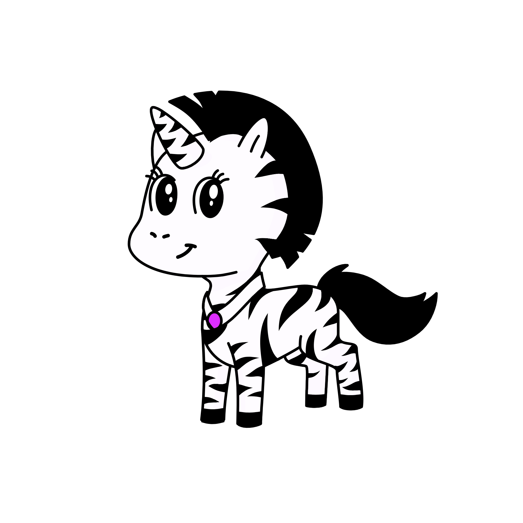 Zebra, the unicorn
